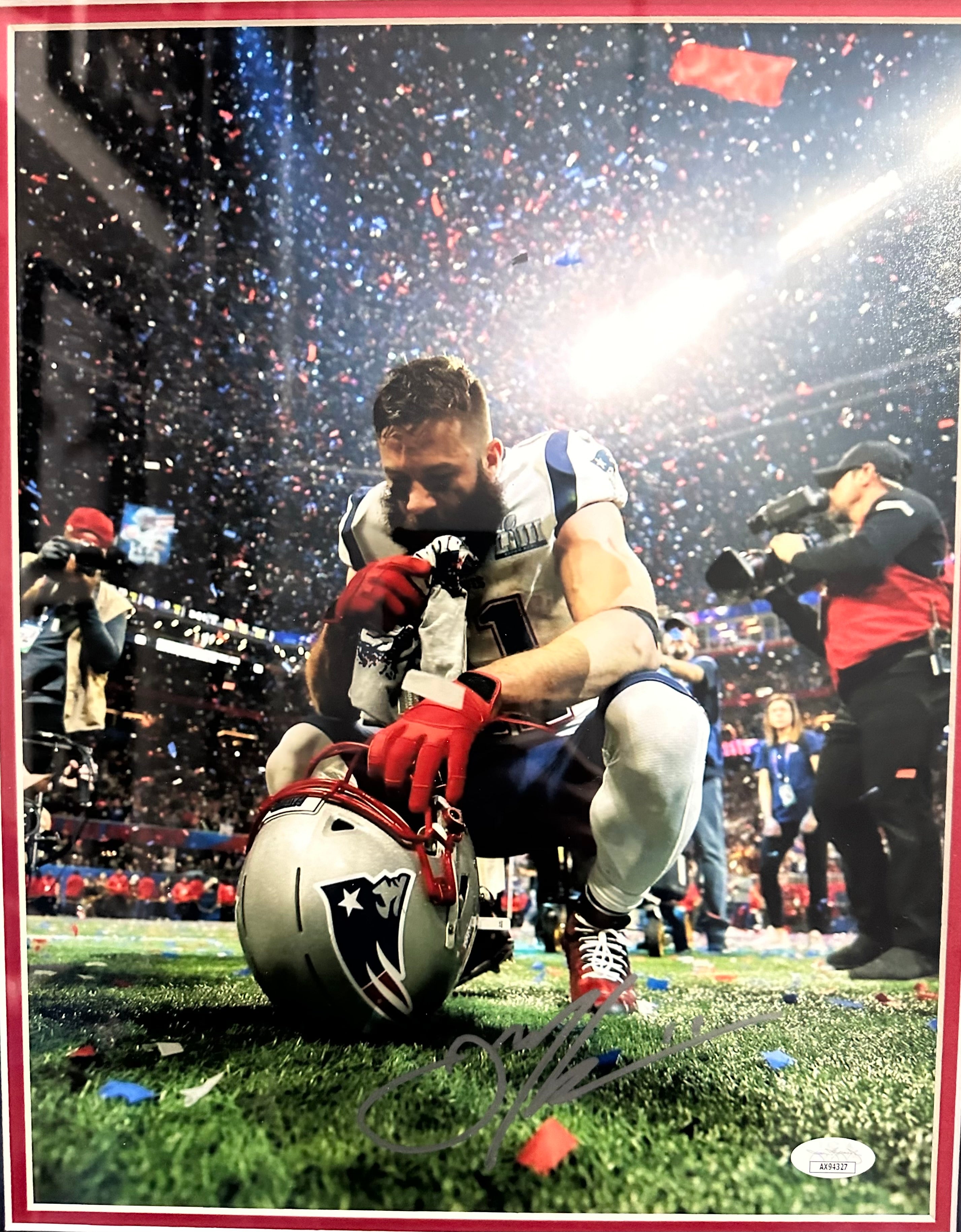 New England Patriots - Julian Edelman Autographed (3X Champ, SB MVP)