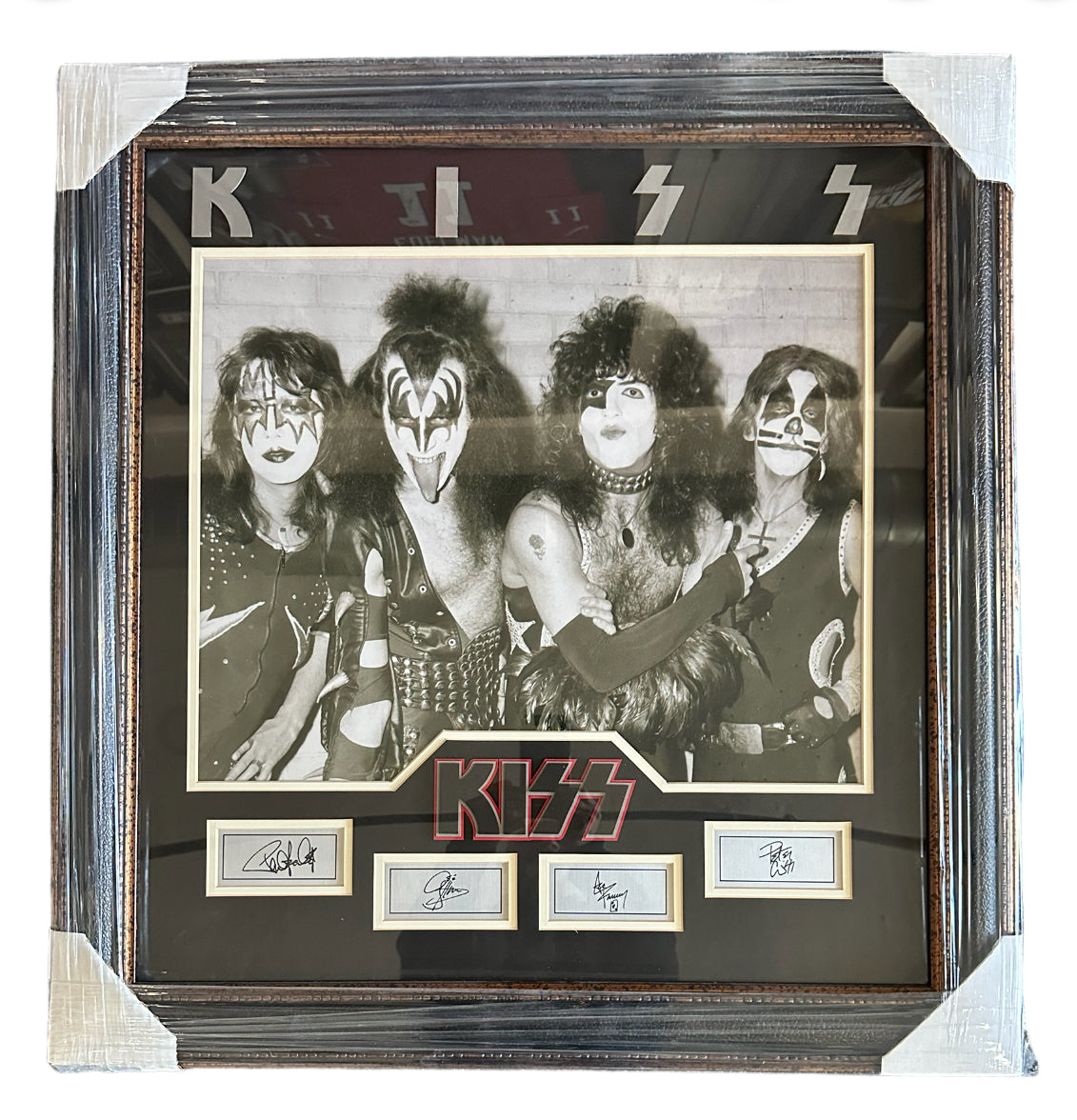 KISS Band Black and White Photo