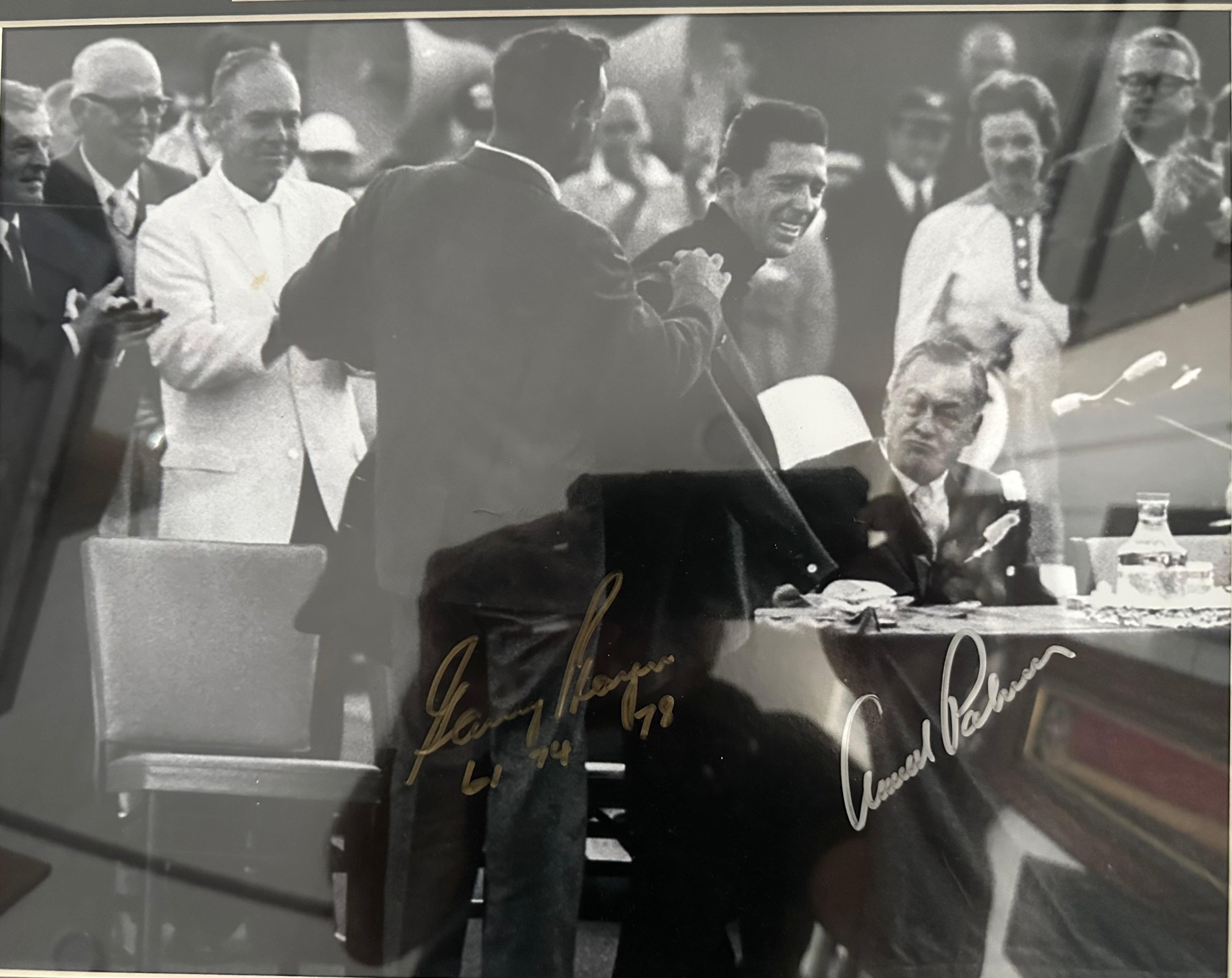 Gary Player and Arnold Palmer 3x and 4x Masters Champions Autographed