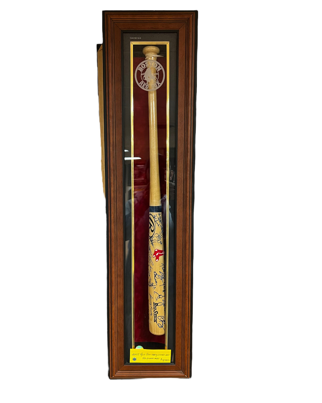 Boston Red Sox - 2007 Team Signed Bat