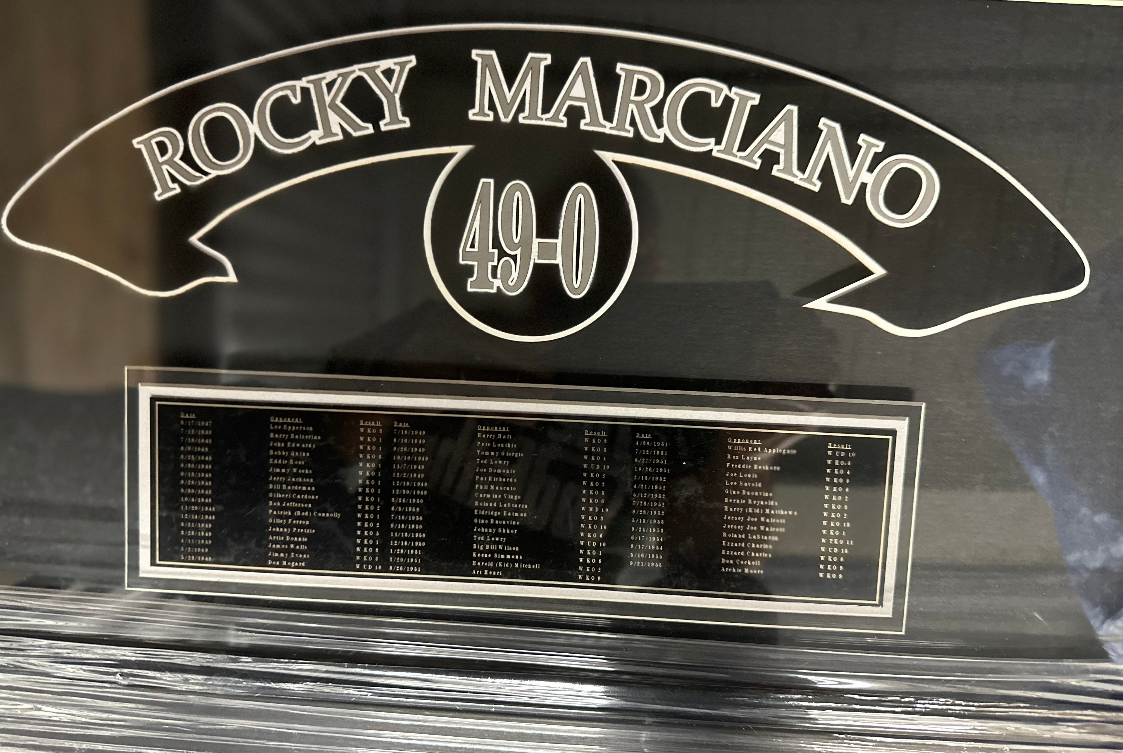 Rocky Marciano "49-0" Autographed