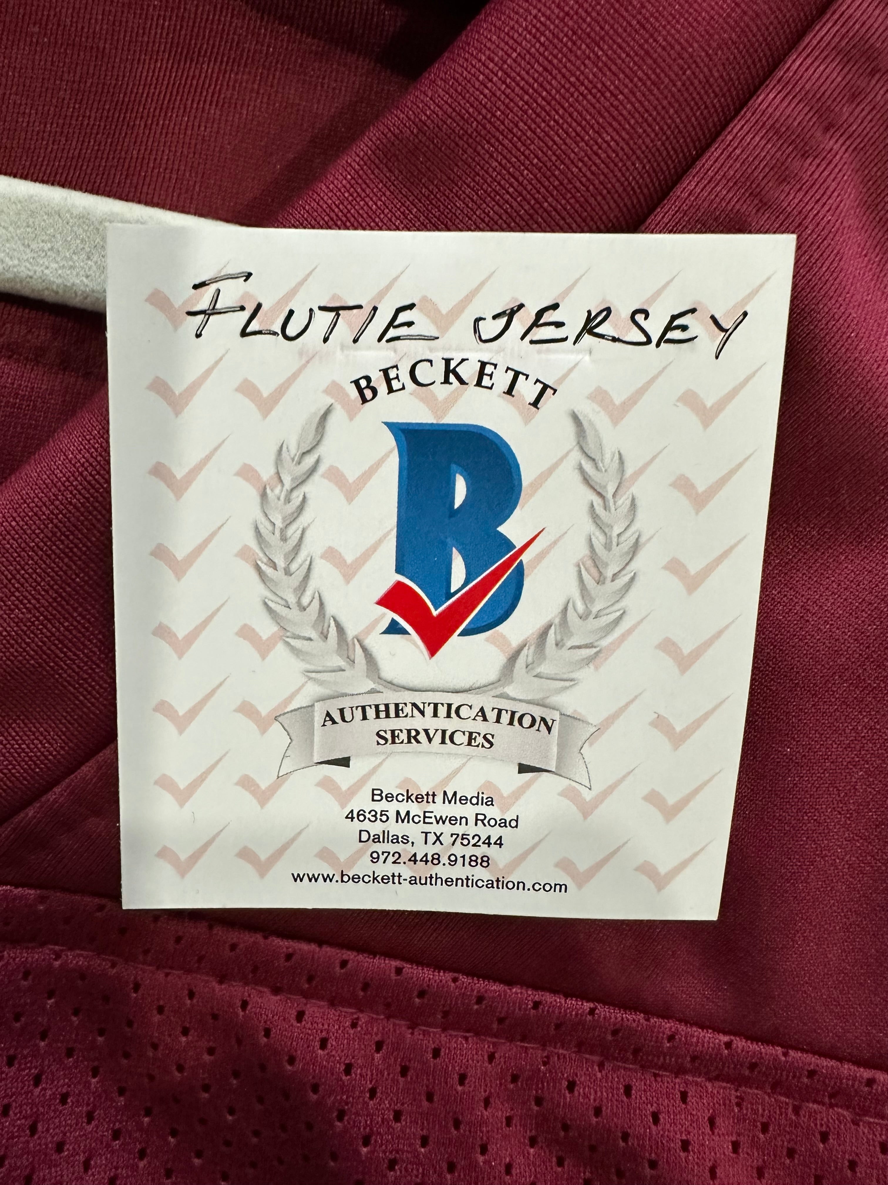 Boston College - Doug Flutie Autographed Football Jersey