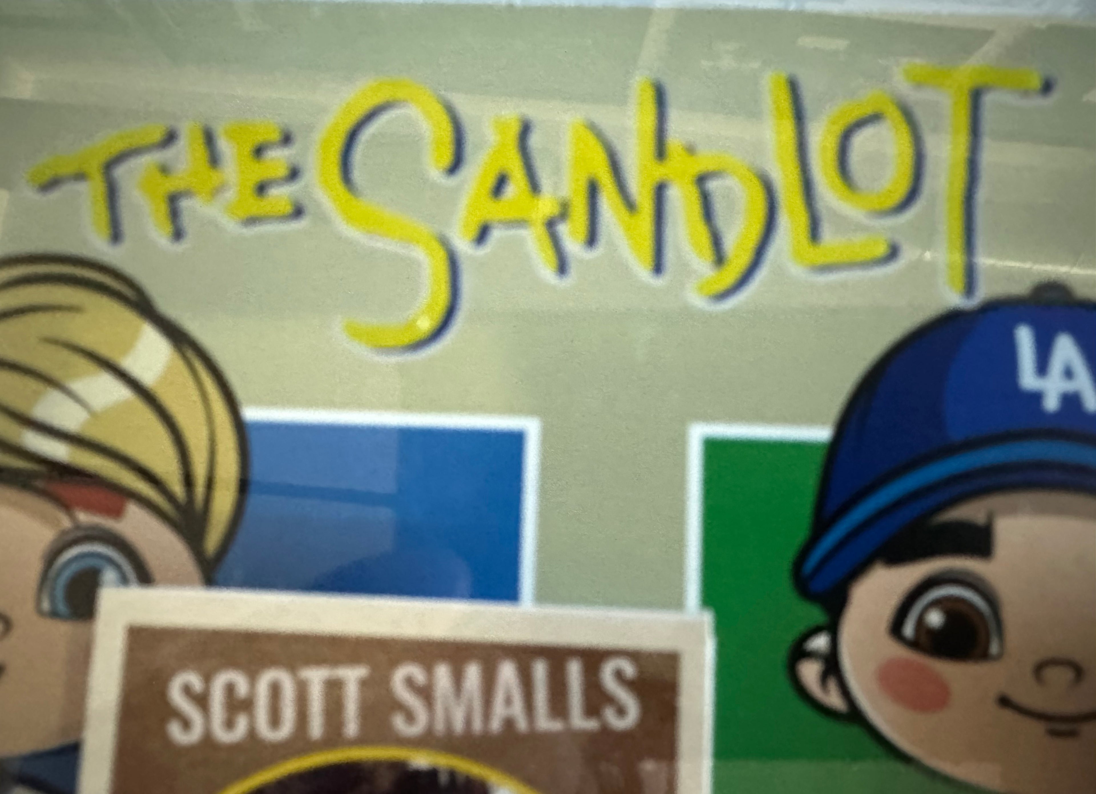 The Sandlot Cast Baseball Position Cards with Cartoon Likenesses