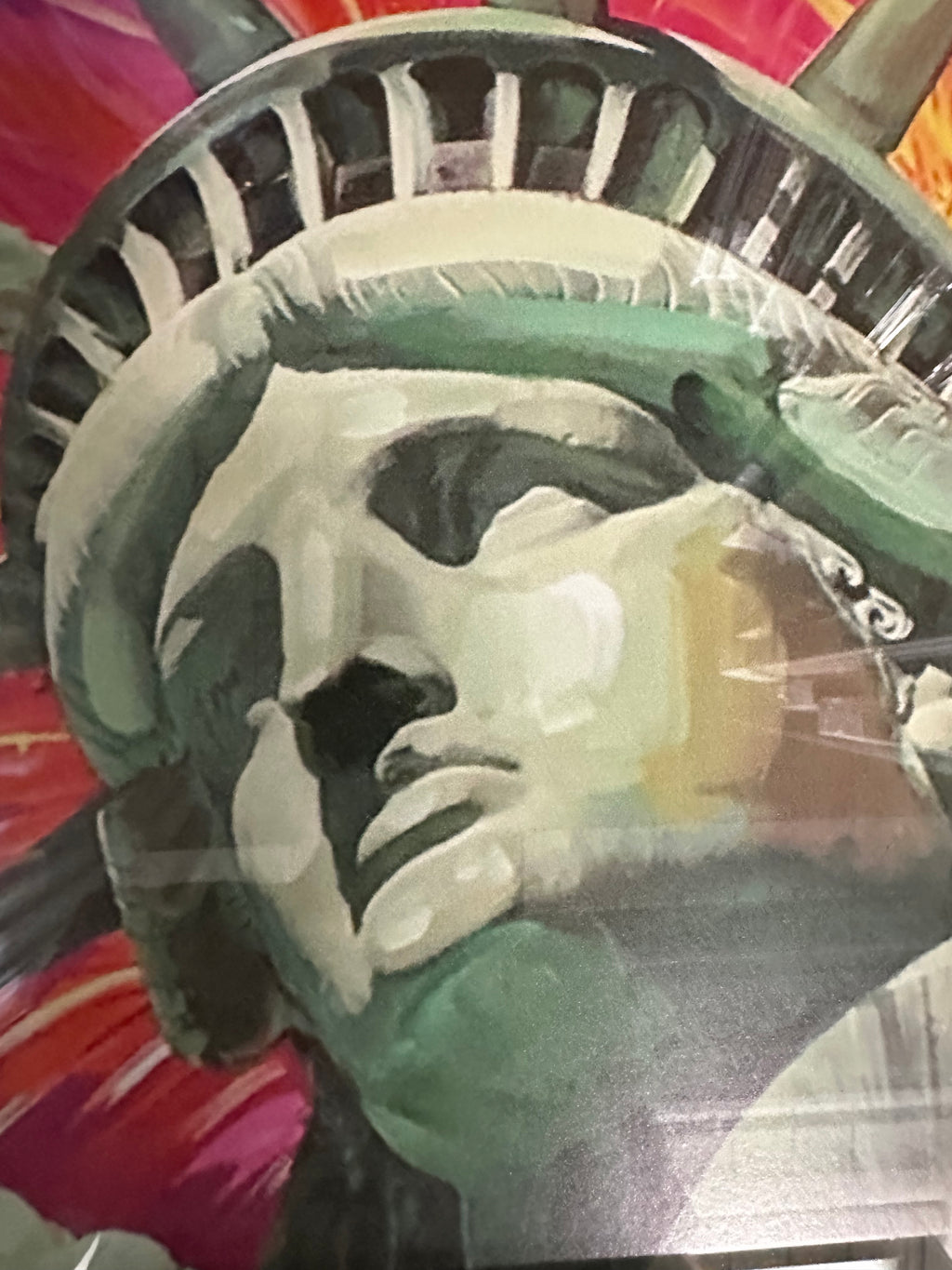 Statue of Liberty Inauguration - Colorful picture
