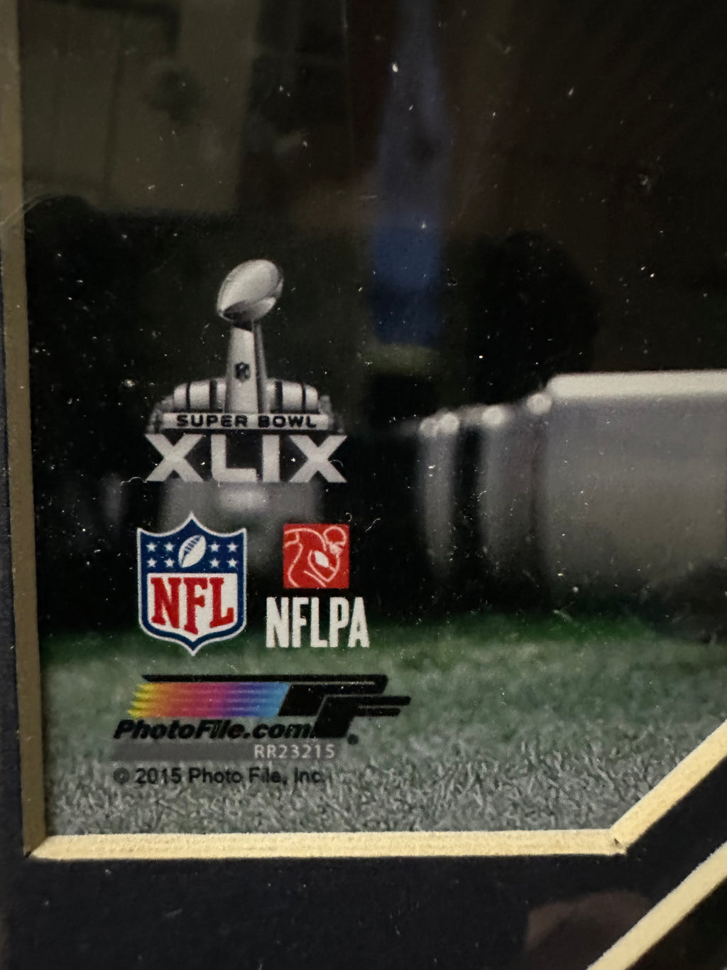 New England Patriots - Rob Gronkowski 8x10 Photo with Autographed mini helmet