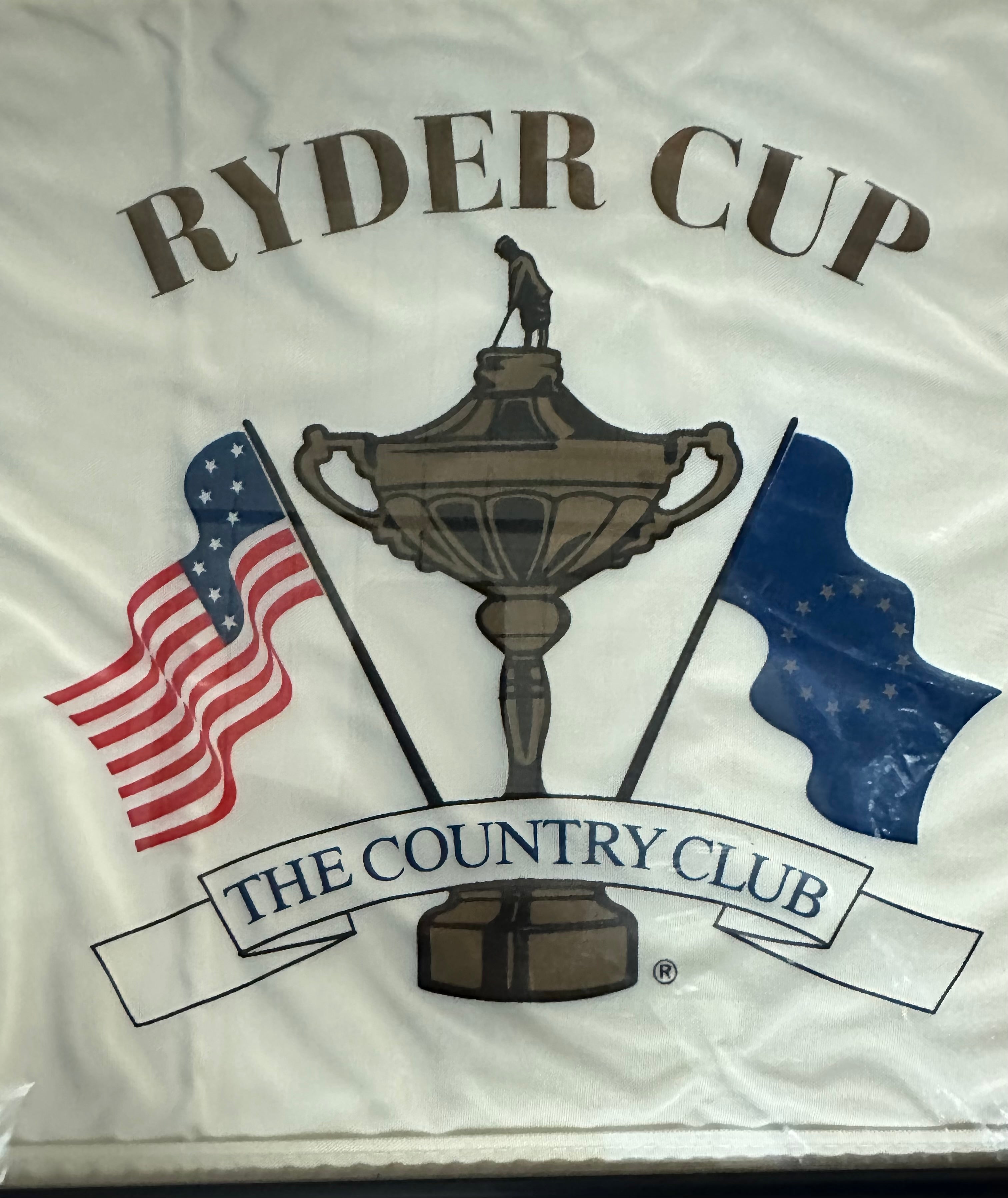 Boston's Ryder Cup Flag & Ticket from 1999