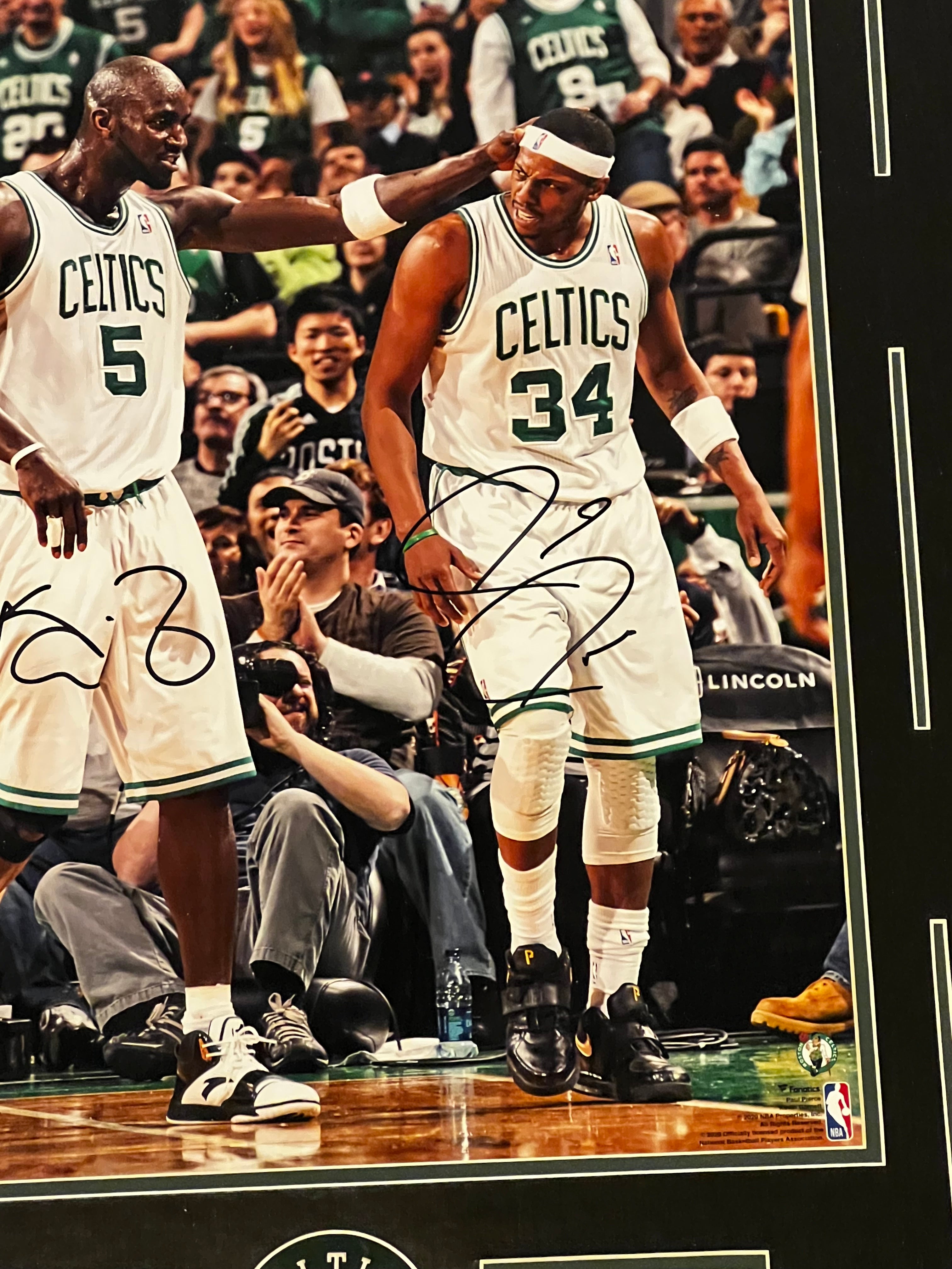 Boston Celtics - Kevin Garnett and Paul Pierce Autographed