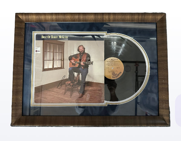 Barry McGuire autographed album