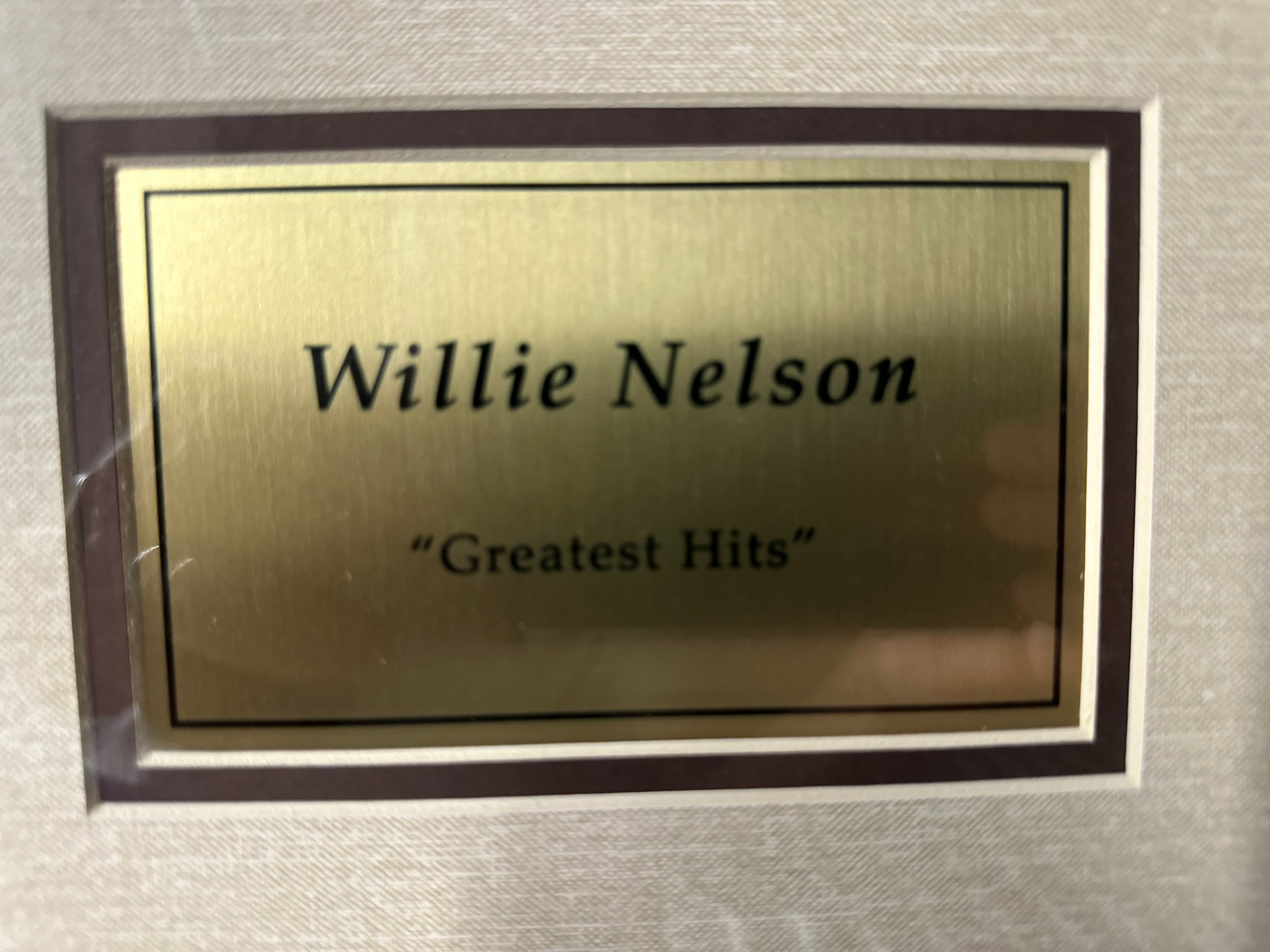 Willie Nelson Autographed Greatest Hits Album