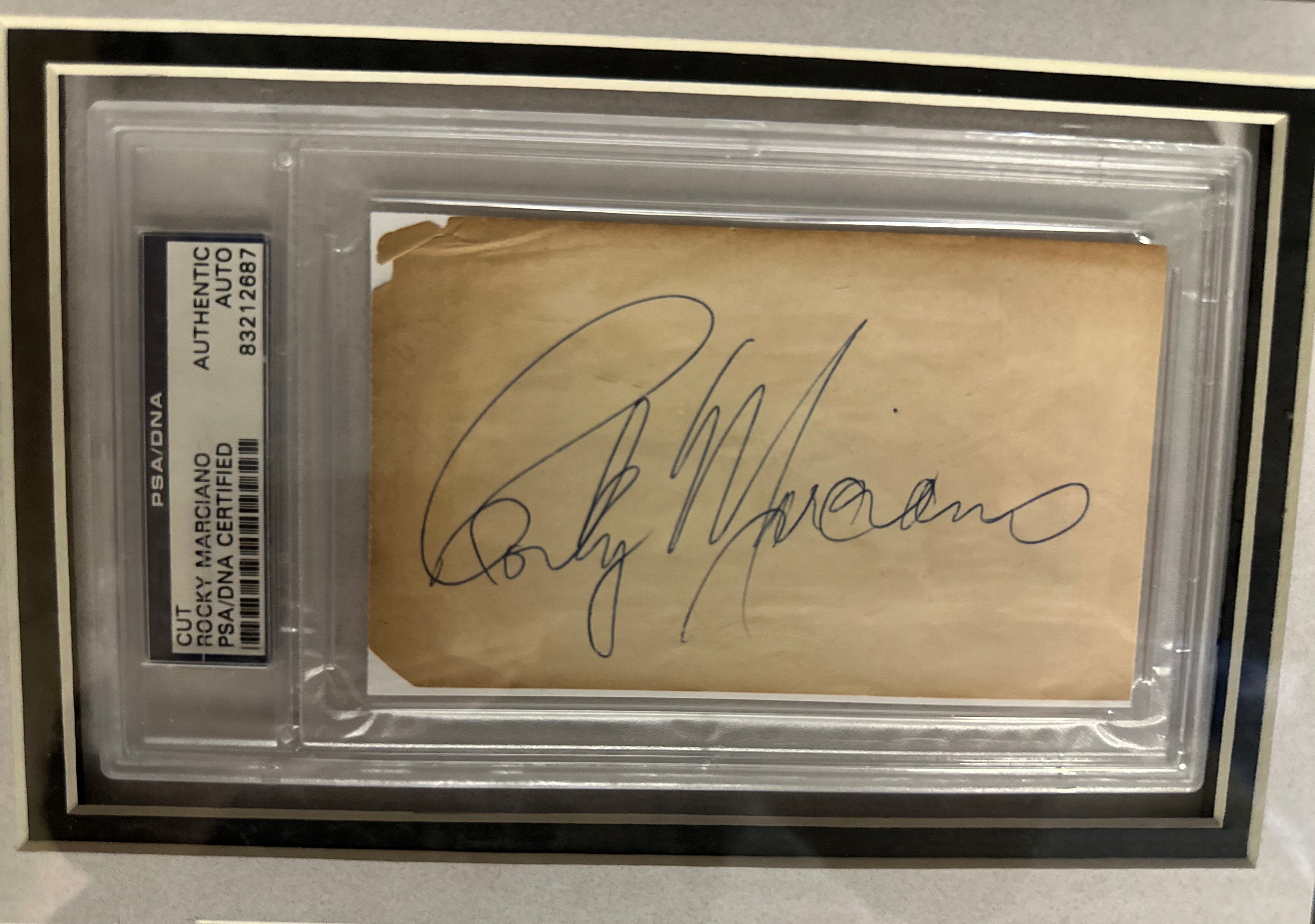 Rocky Marciano "49-0" Autographed