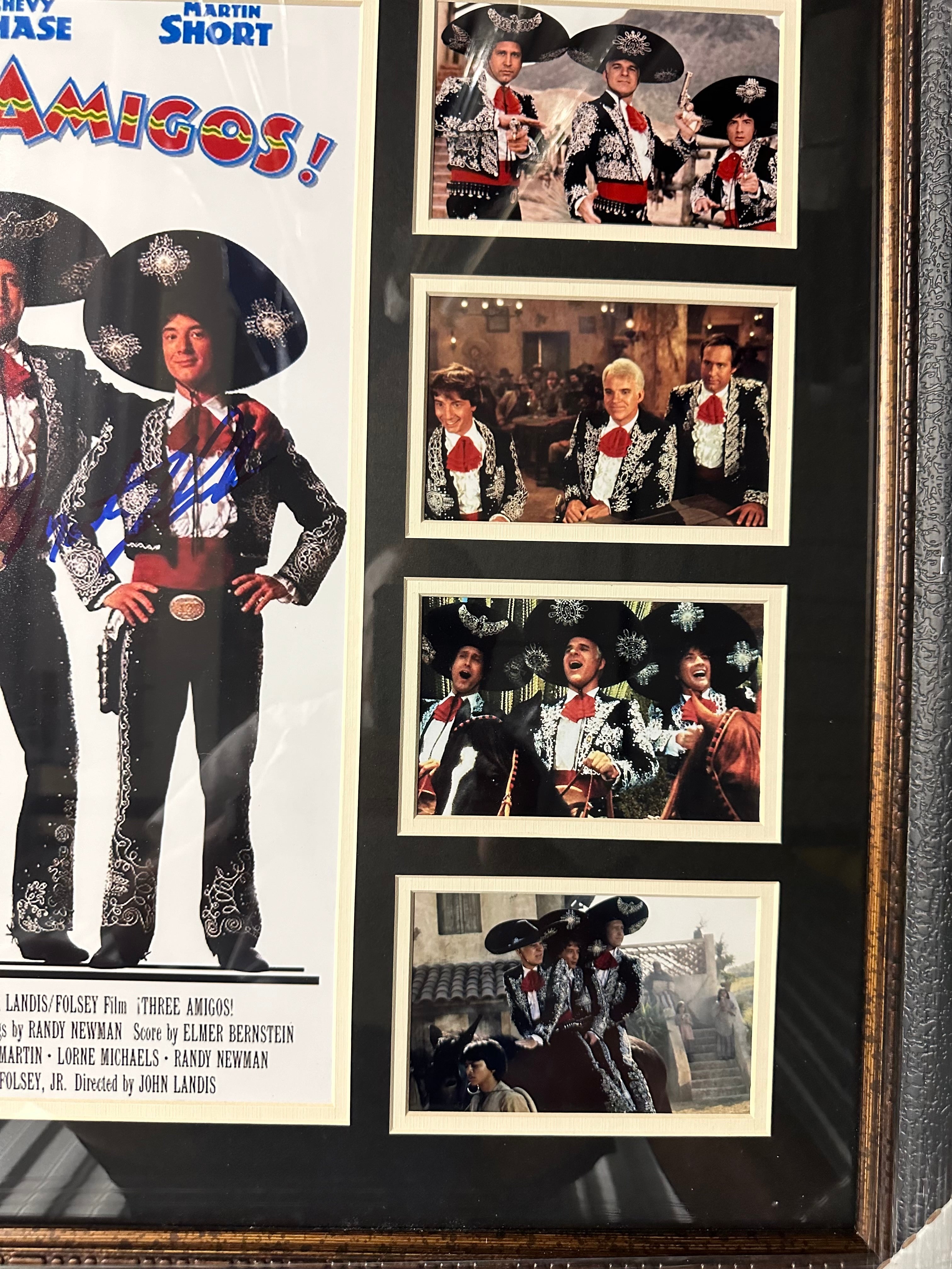 The Three Amigos with Martin and Short Autographs