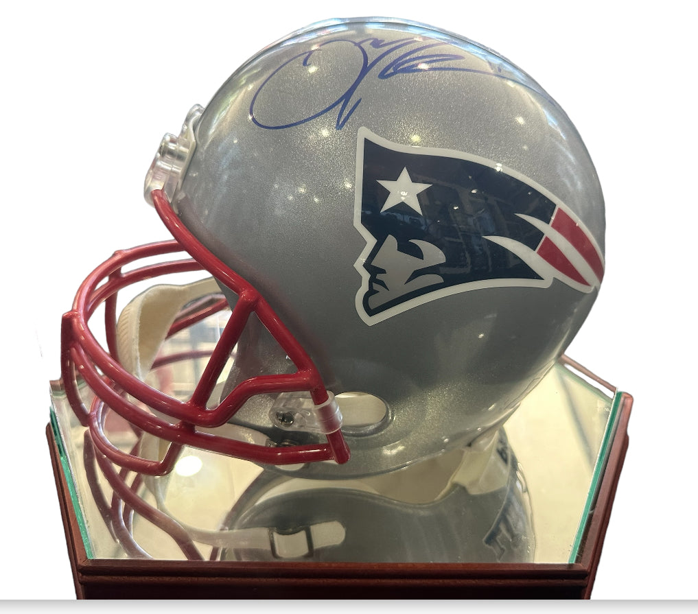New England Patriots - Julian Edelman Autographed Helmet