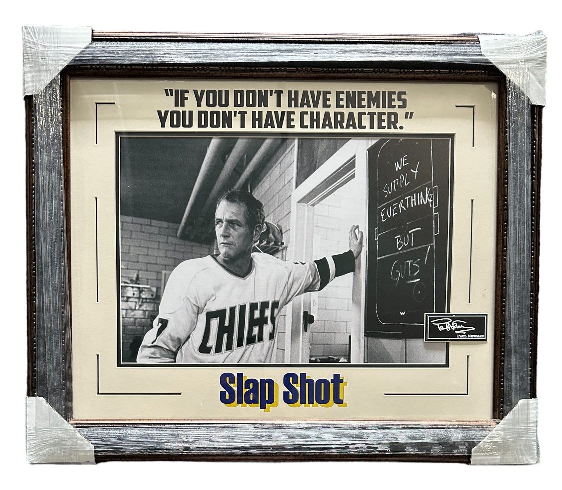 Slap Shot - Paul Newman with quote (Facsimile Autograph)