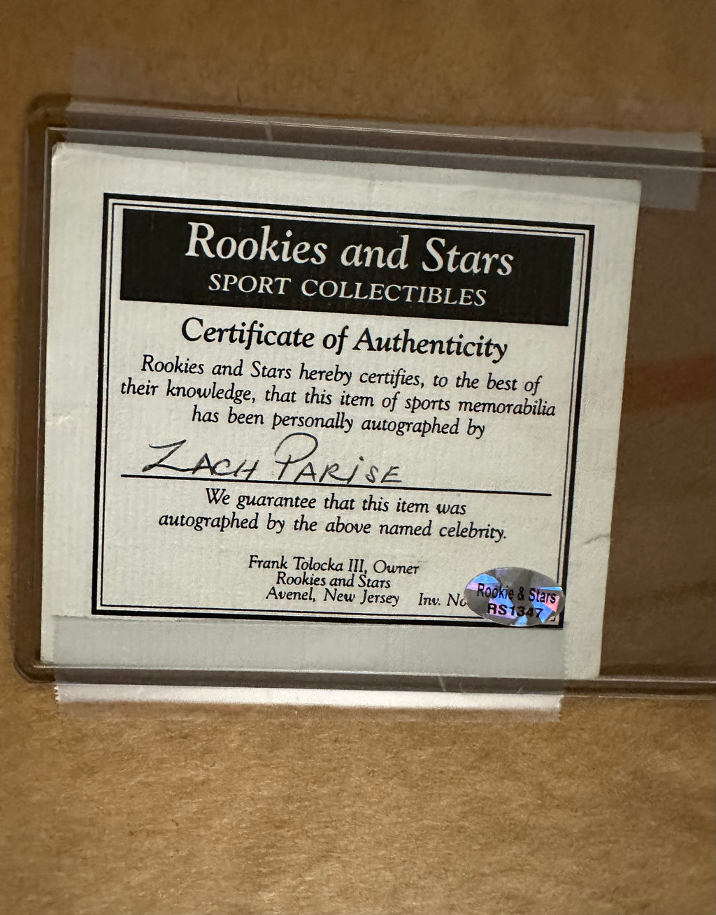 New Jersey Devils - Zack Parise Autographed Photo