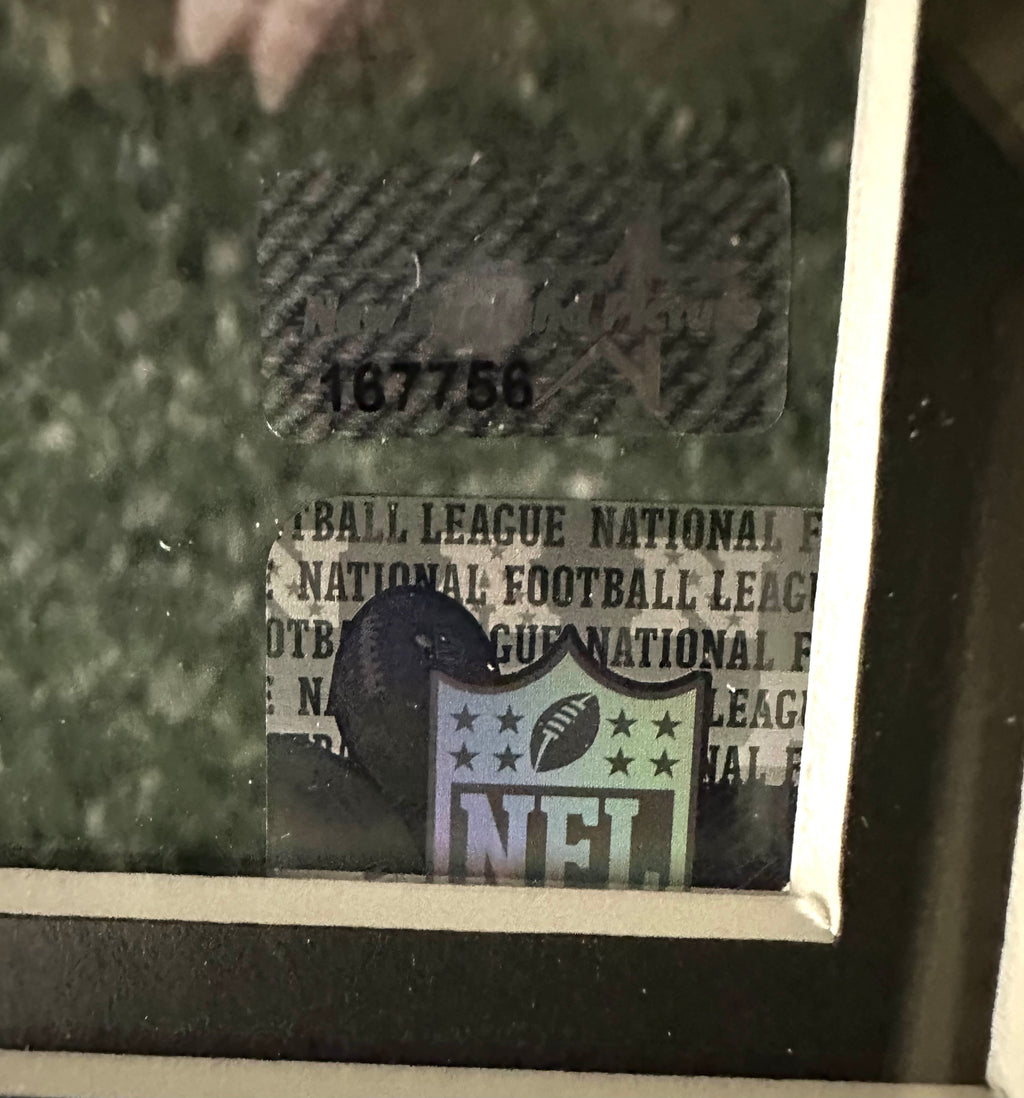 New England Patriots - Stephon Gilmore game winning interception autographed