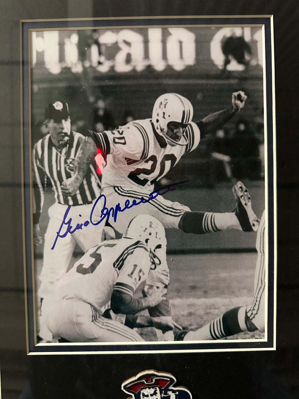 New England Patriots - Gino Cappelletti Autographed