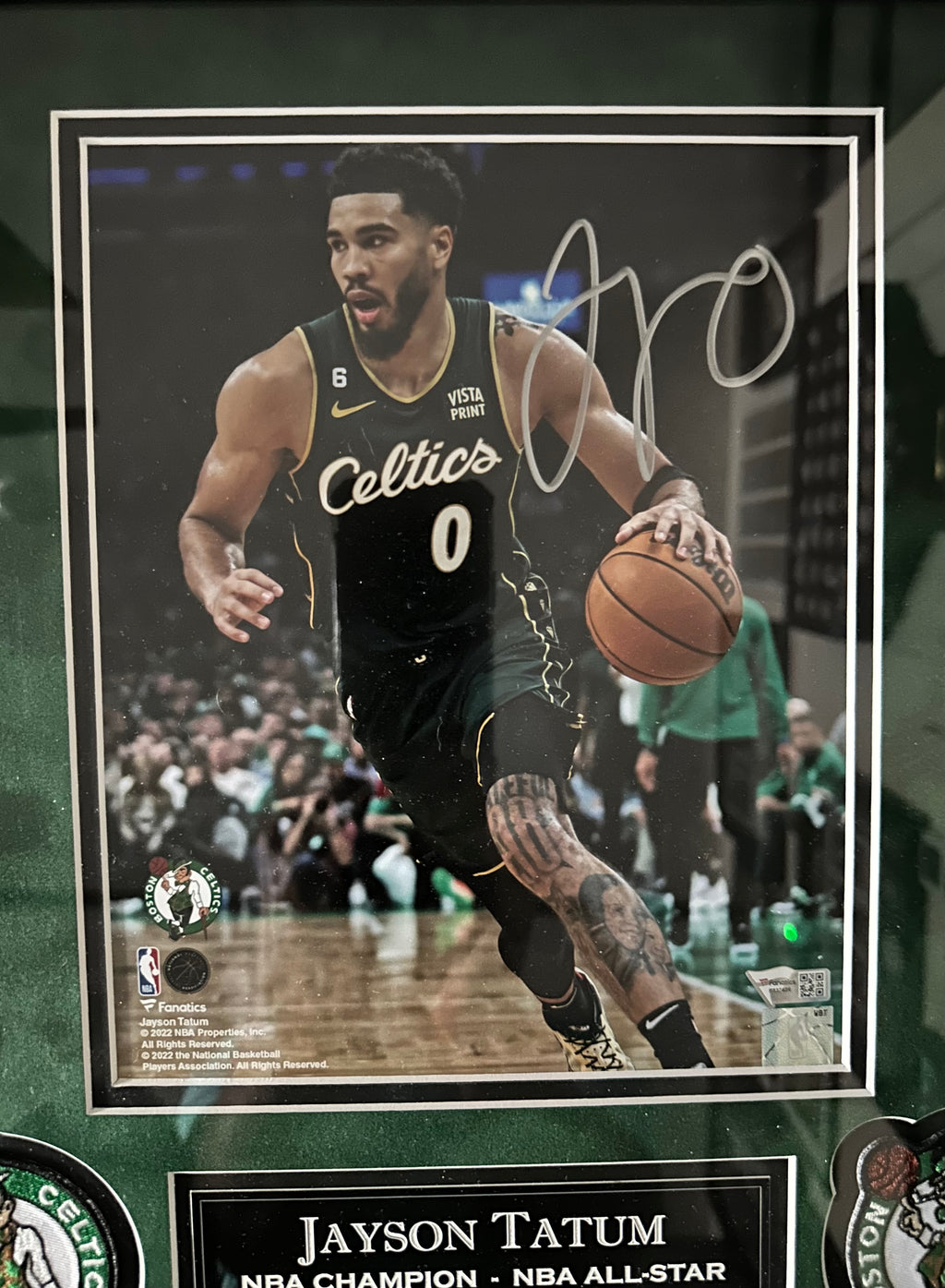Boston Celtics - Jason Taytum NBA Champion/NBA All-Star 8x10 pics (1 Autographed