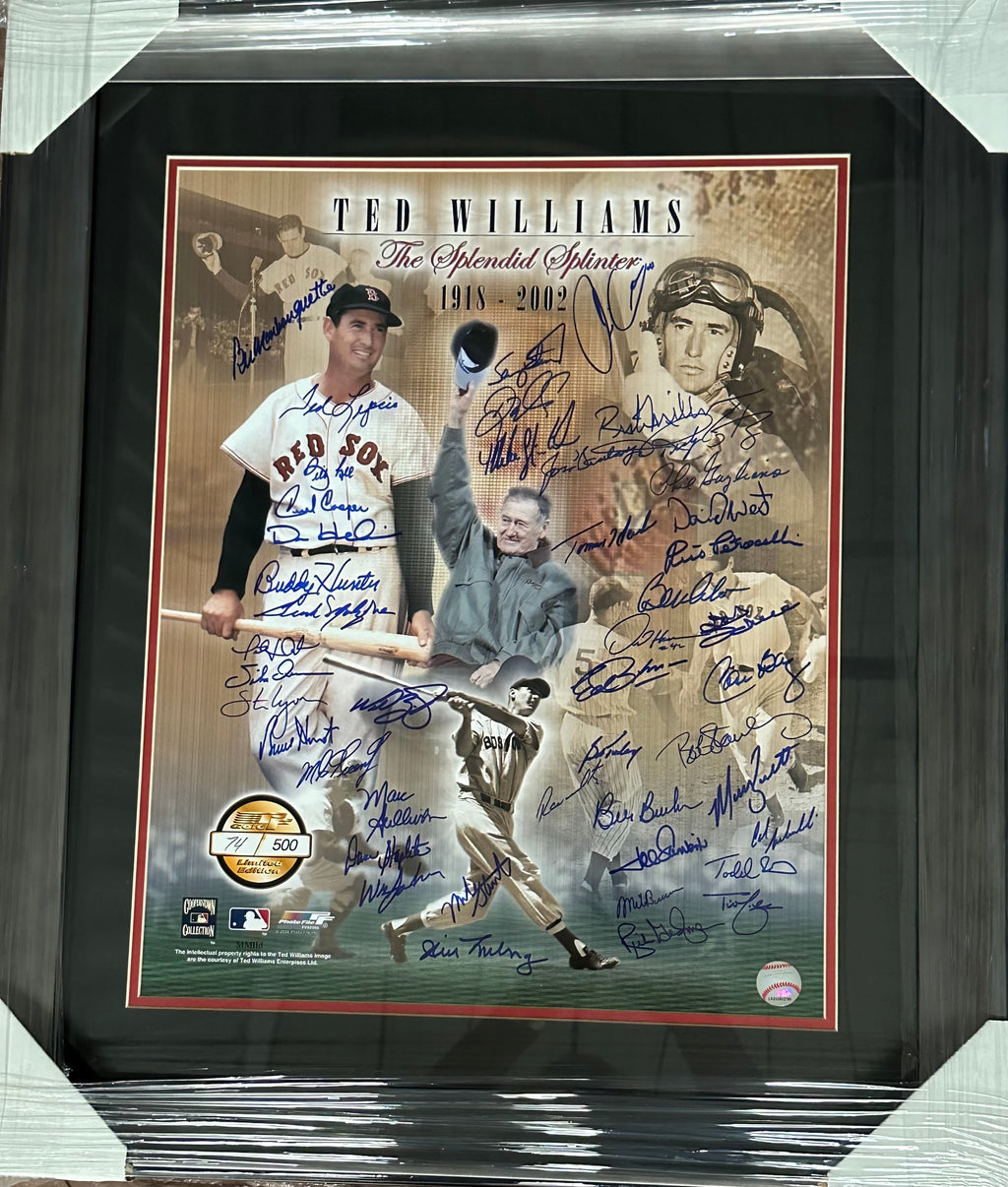 Boston Red Sox - Friends of Ted Williams with Multiple Autographs