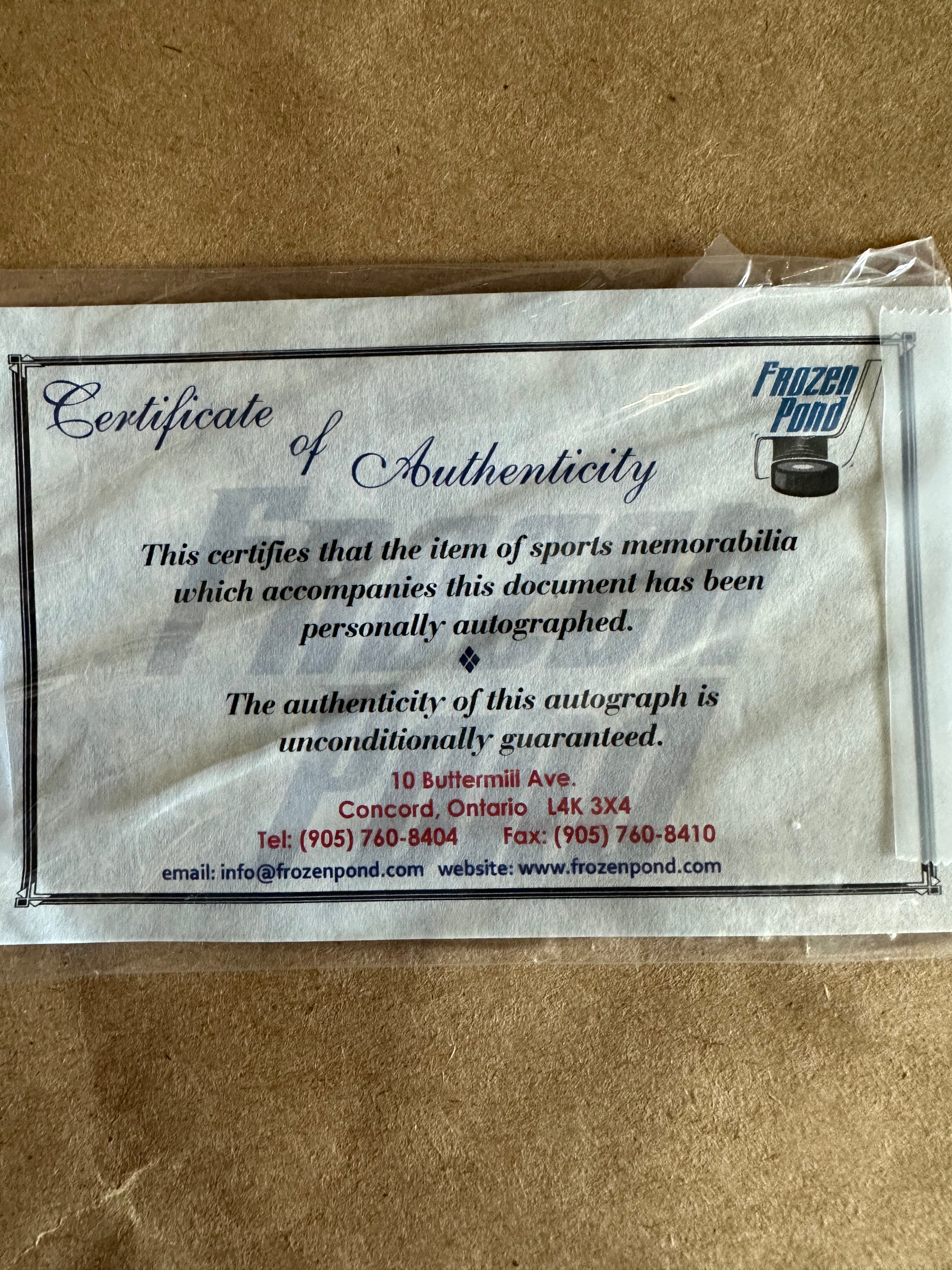 Boston Bruins - Ray Bourque & Phil Esposito Autographed (2)