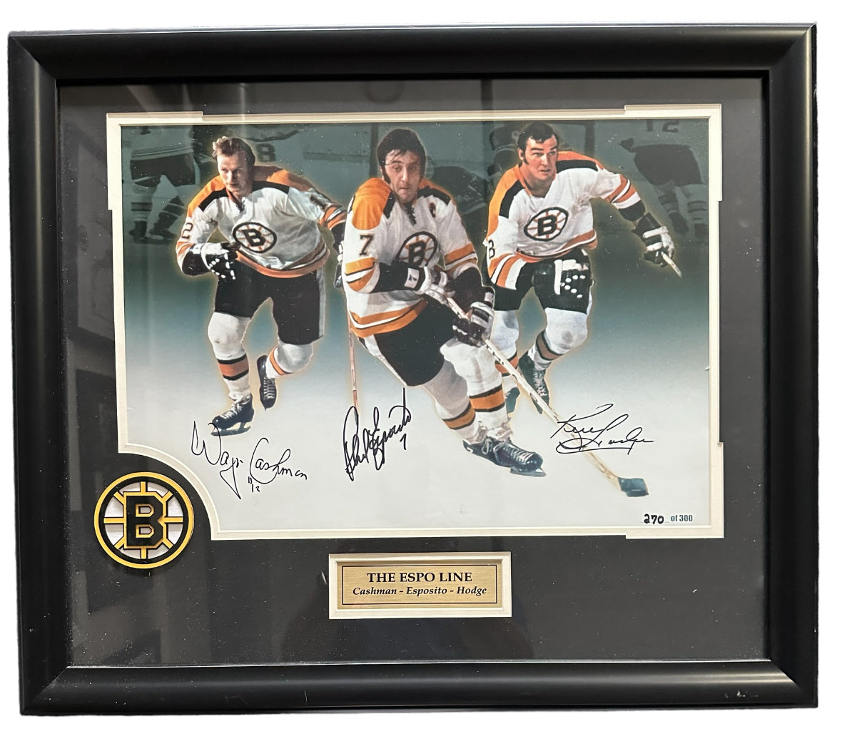 Boston Bruins - The "ESPO Line" Autographed