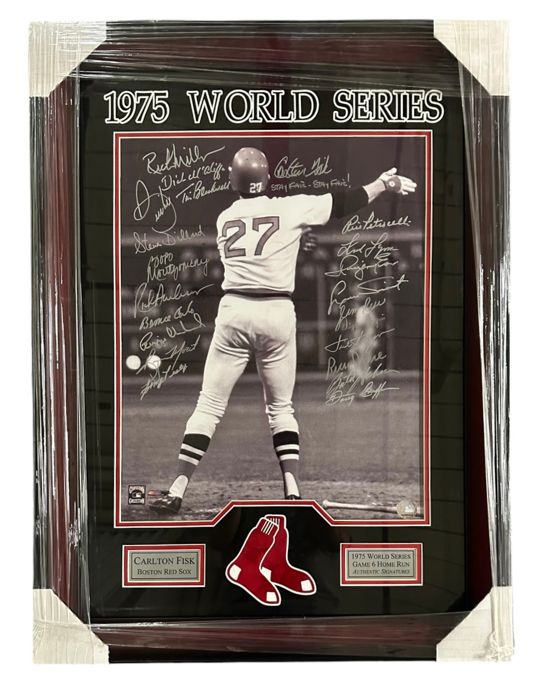 Boston Red Sox - Carlton Fisk 1975 World Series Game 6 "Stay Fair" Homer