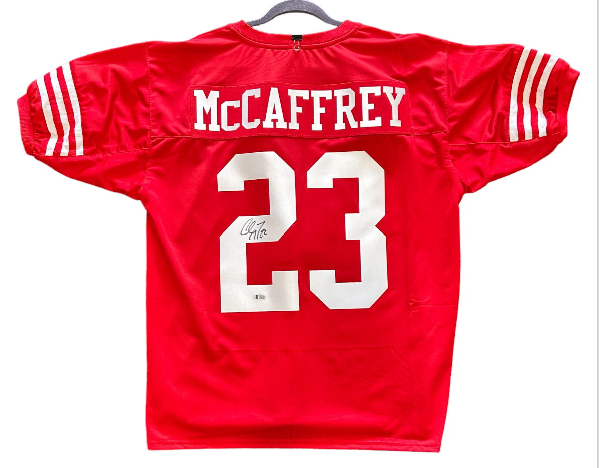 San Francisco 49ers - Christian McCaffrey Autographed Football Jersey