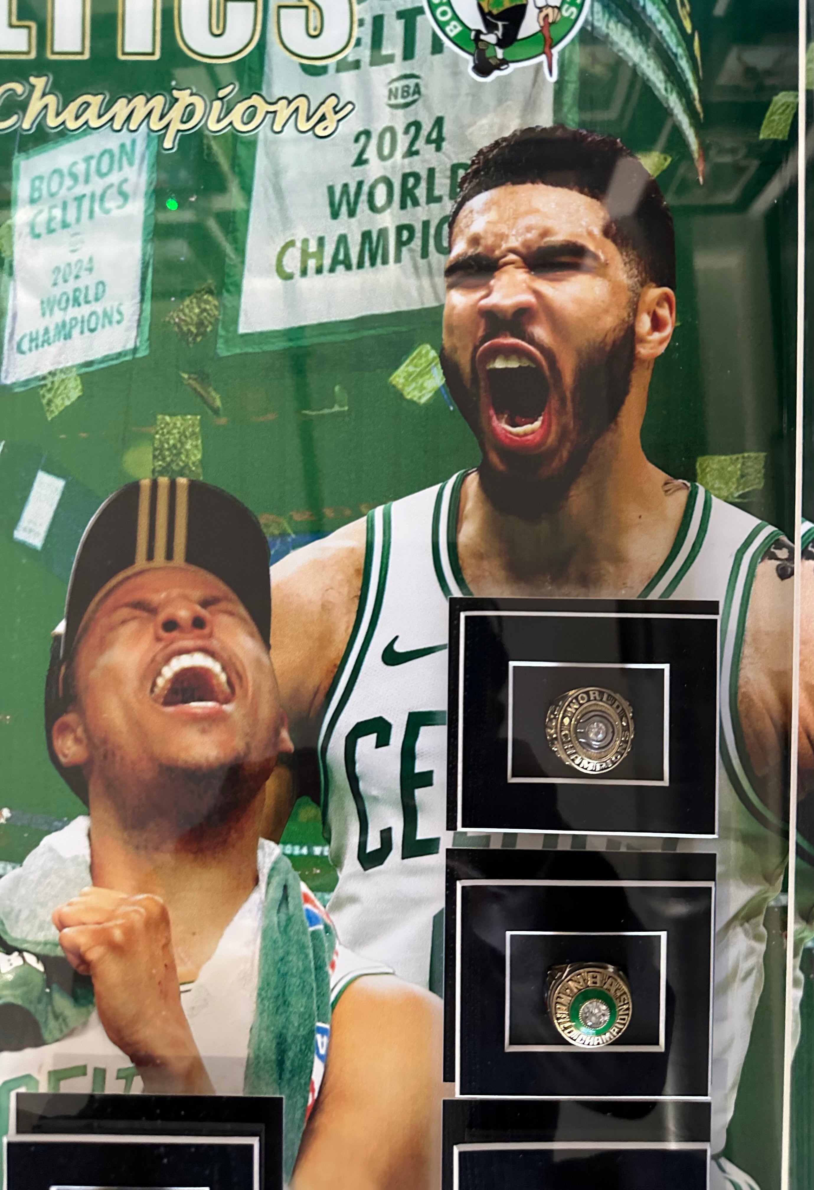 Boston Celtics with 18 Replica Championship Rings