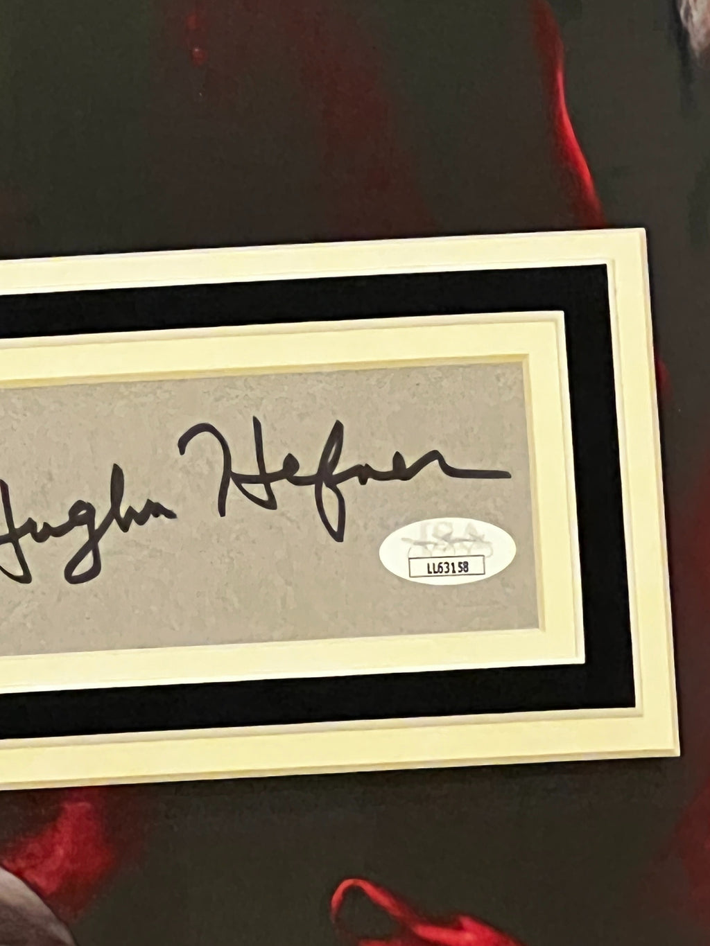 Hugh Hefner Autographed