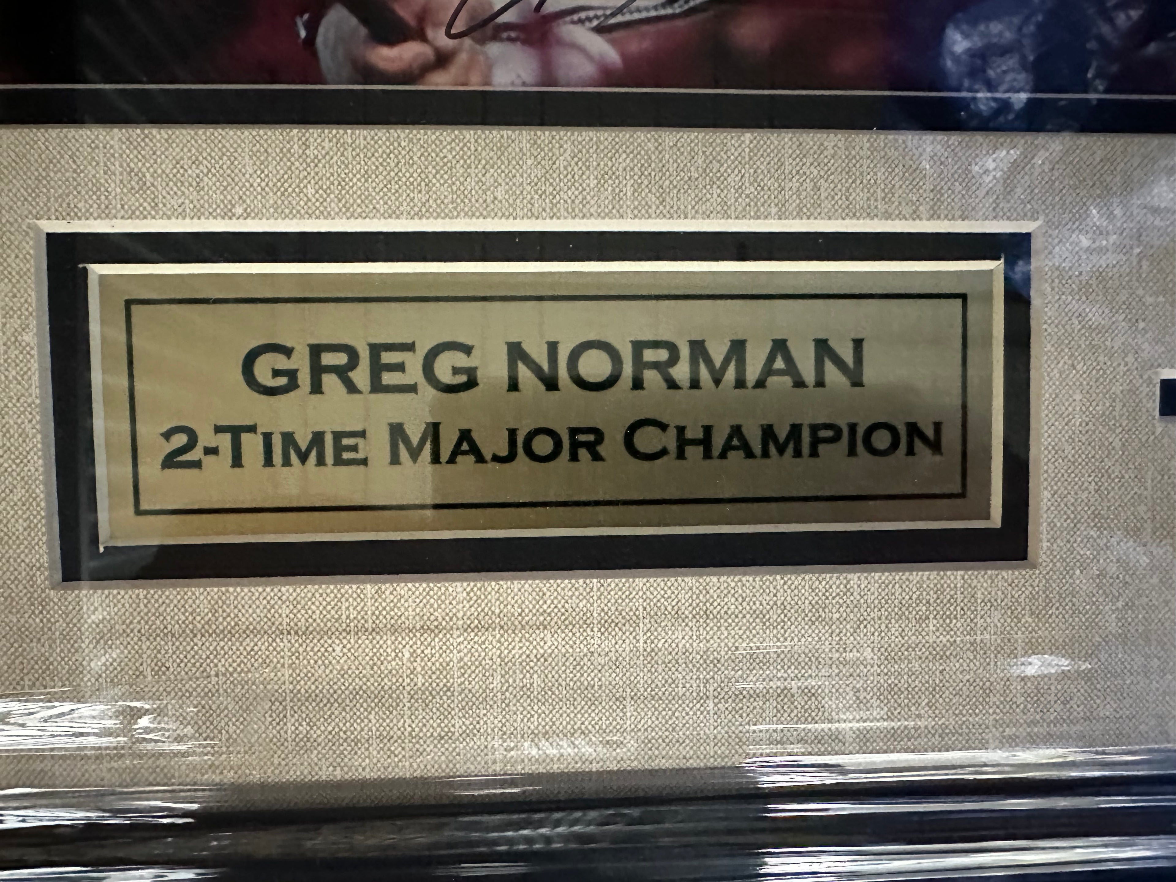 Greg Norman "The Shark" Autographed 8 x 10