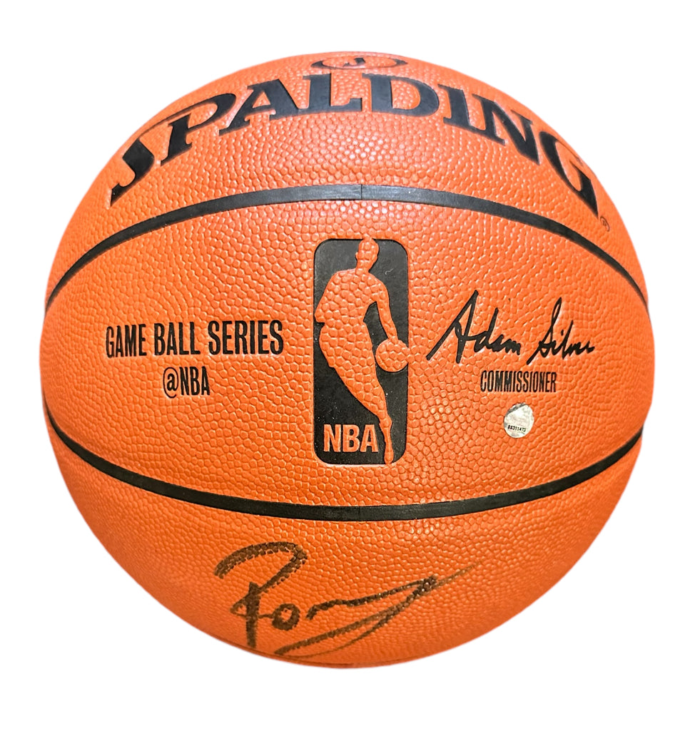 Boston Celtics - Kristaps Porzingis Autographed Spalding Basketball