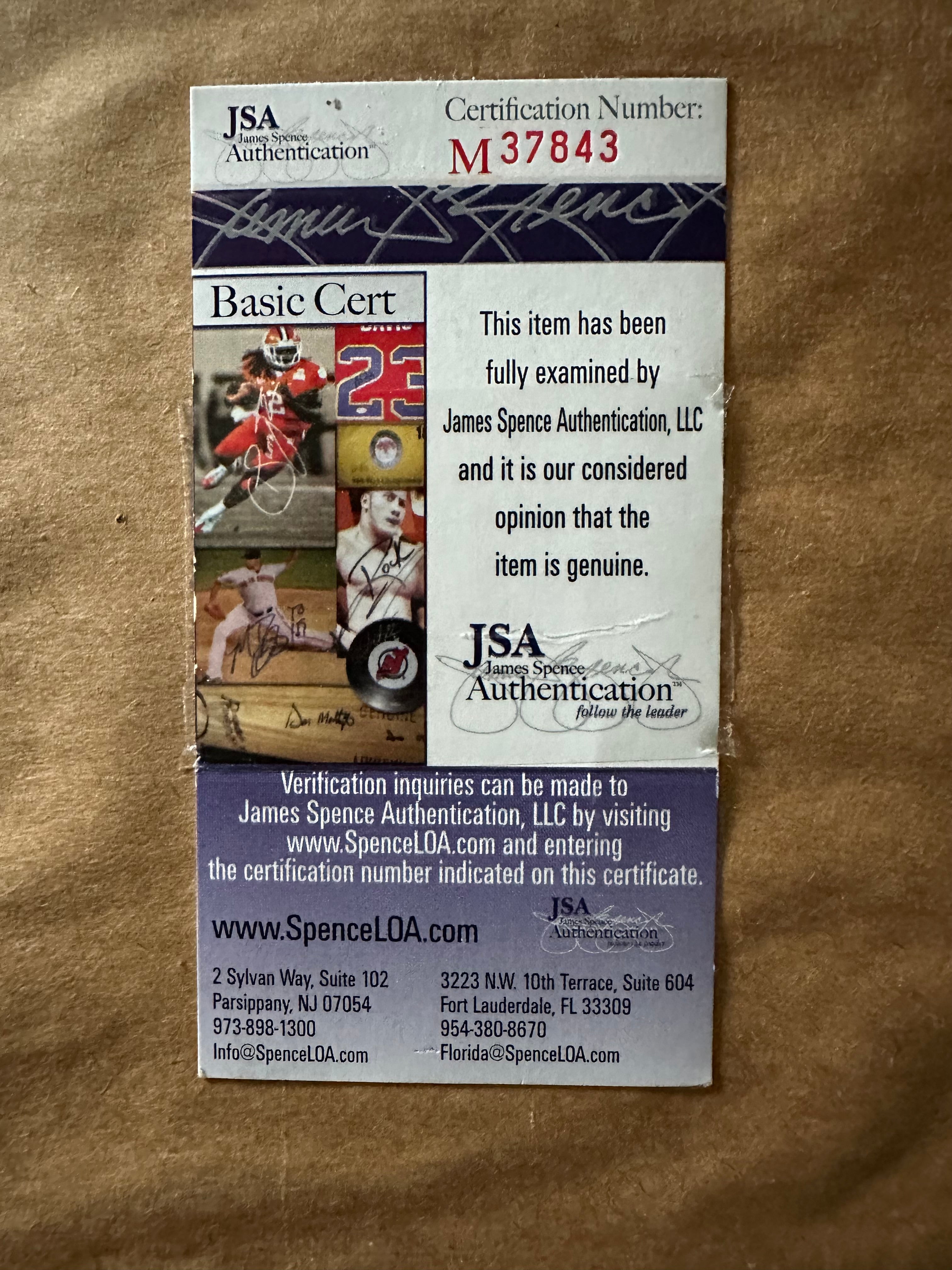 Larry Bird Team USA autographed