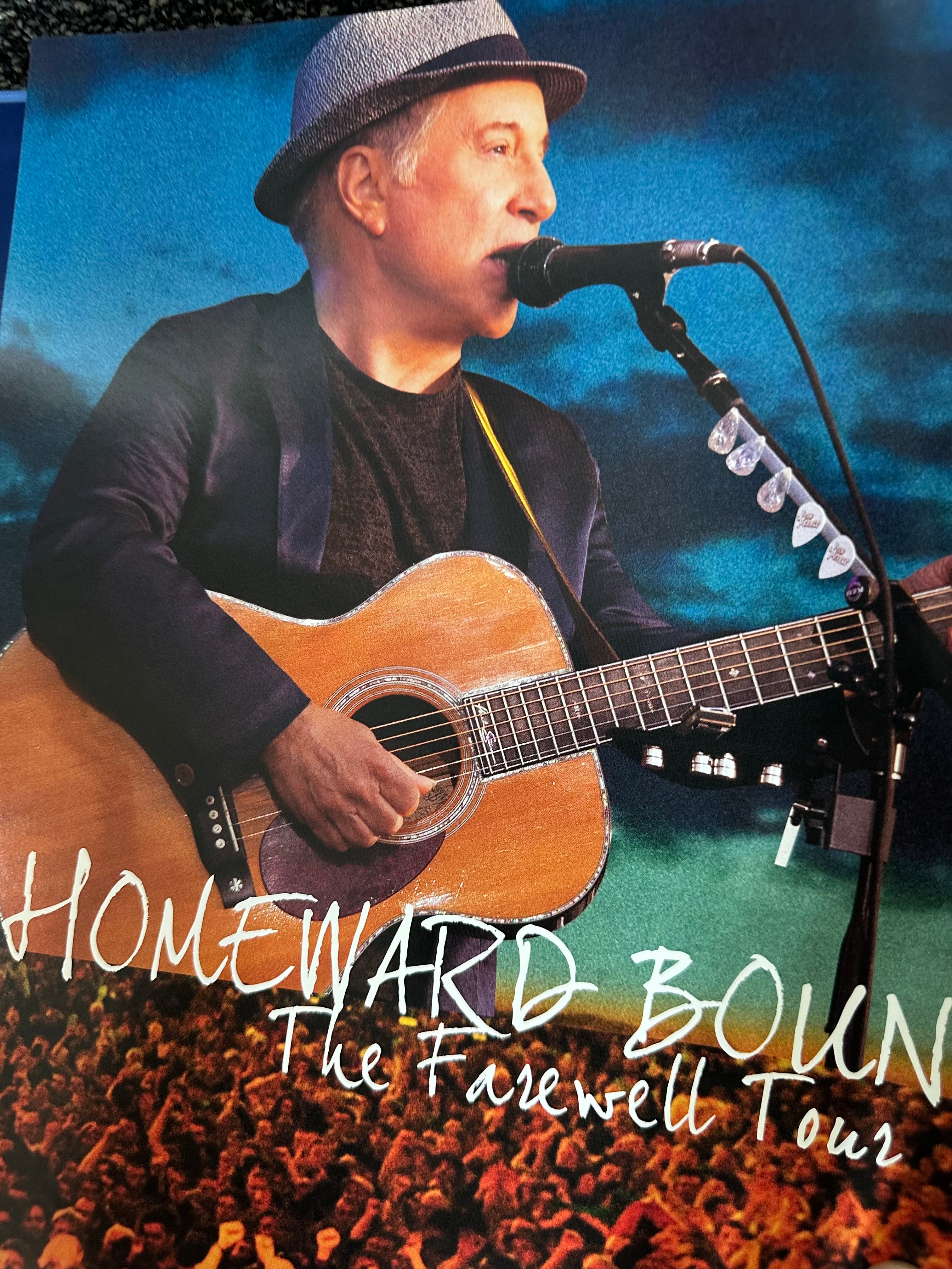 Paul Simon Homeward Bound - The Farewell Tour Book Autographed