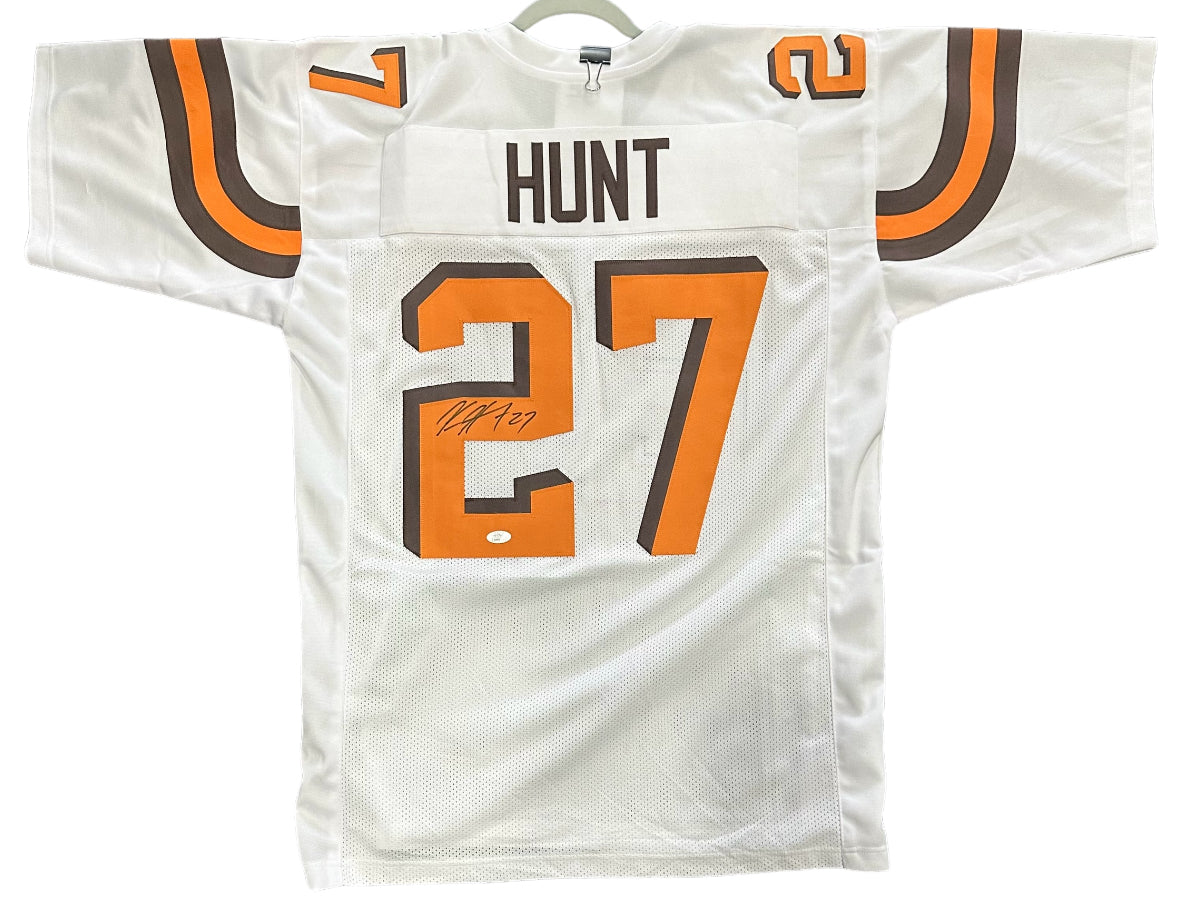 Cleveland Browns - Kareem Hunt Autographed Football Jersey