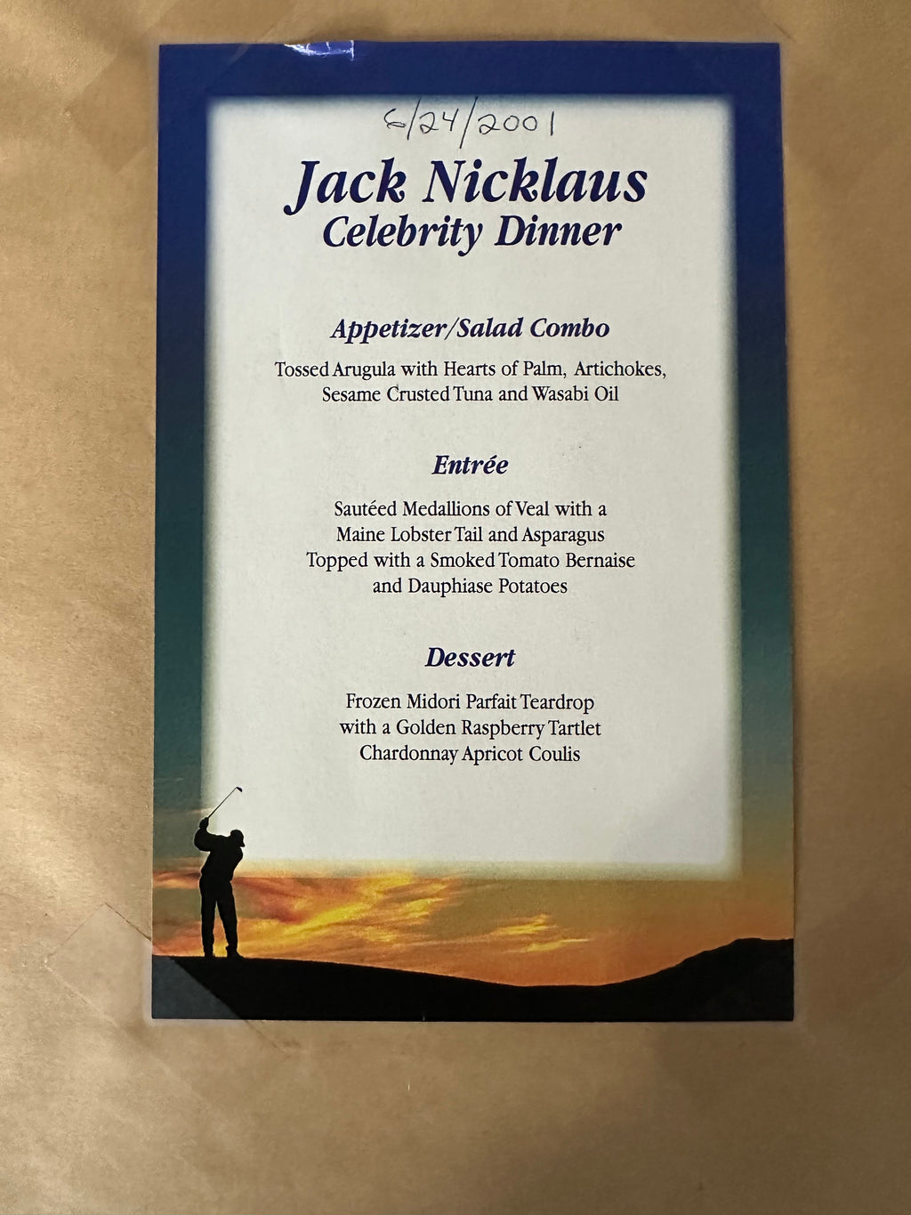 Jack Nicklaus and Jack Nicklaus II Autographed