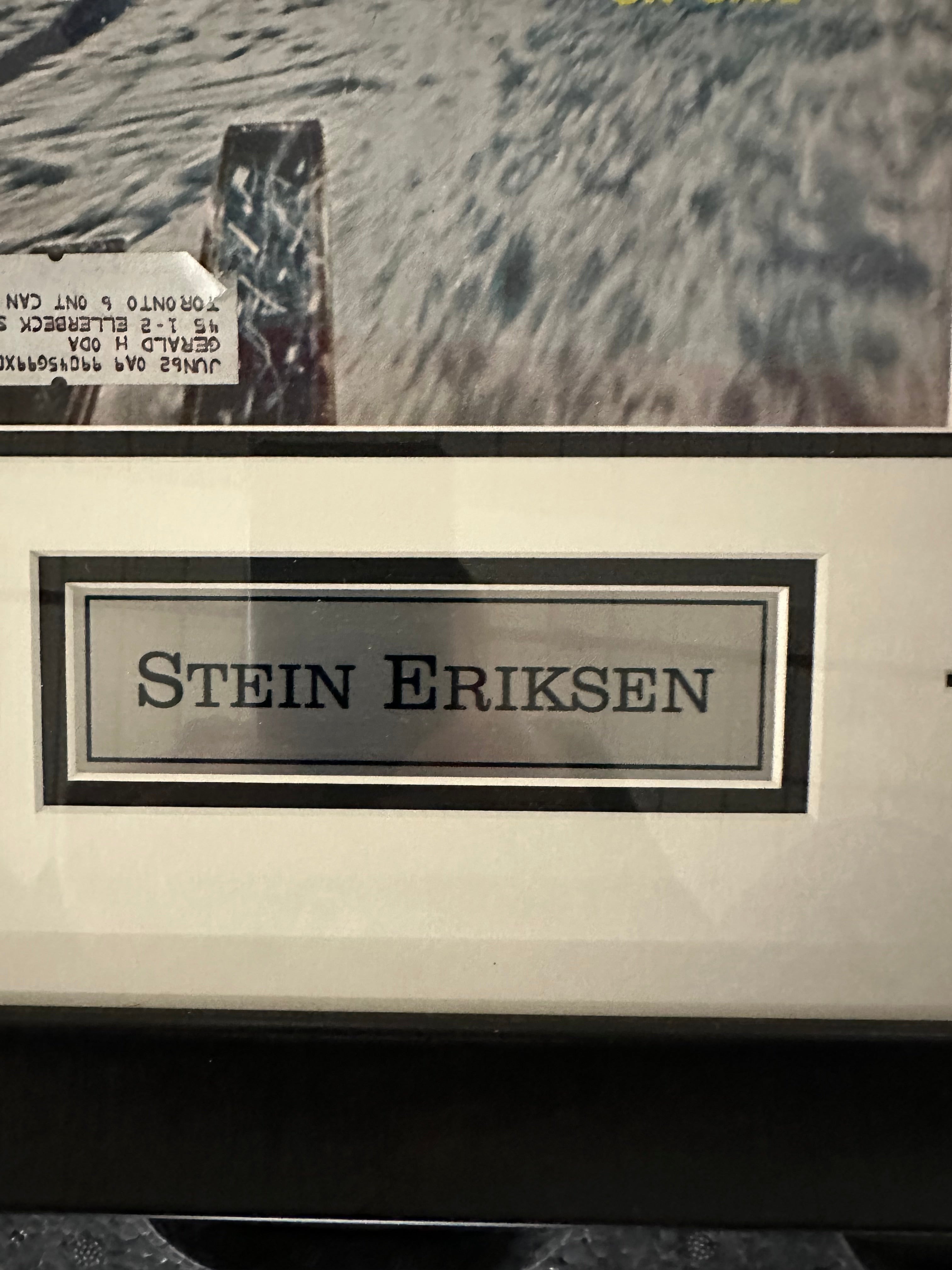 Stein Erikson Autographed Sports Illustrated Magazine