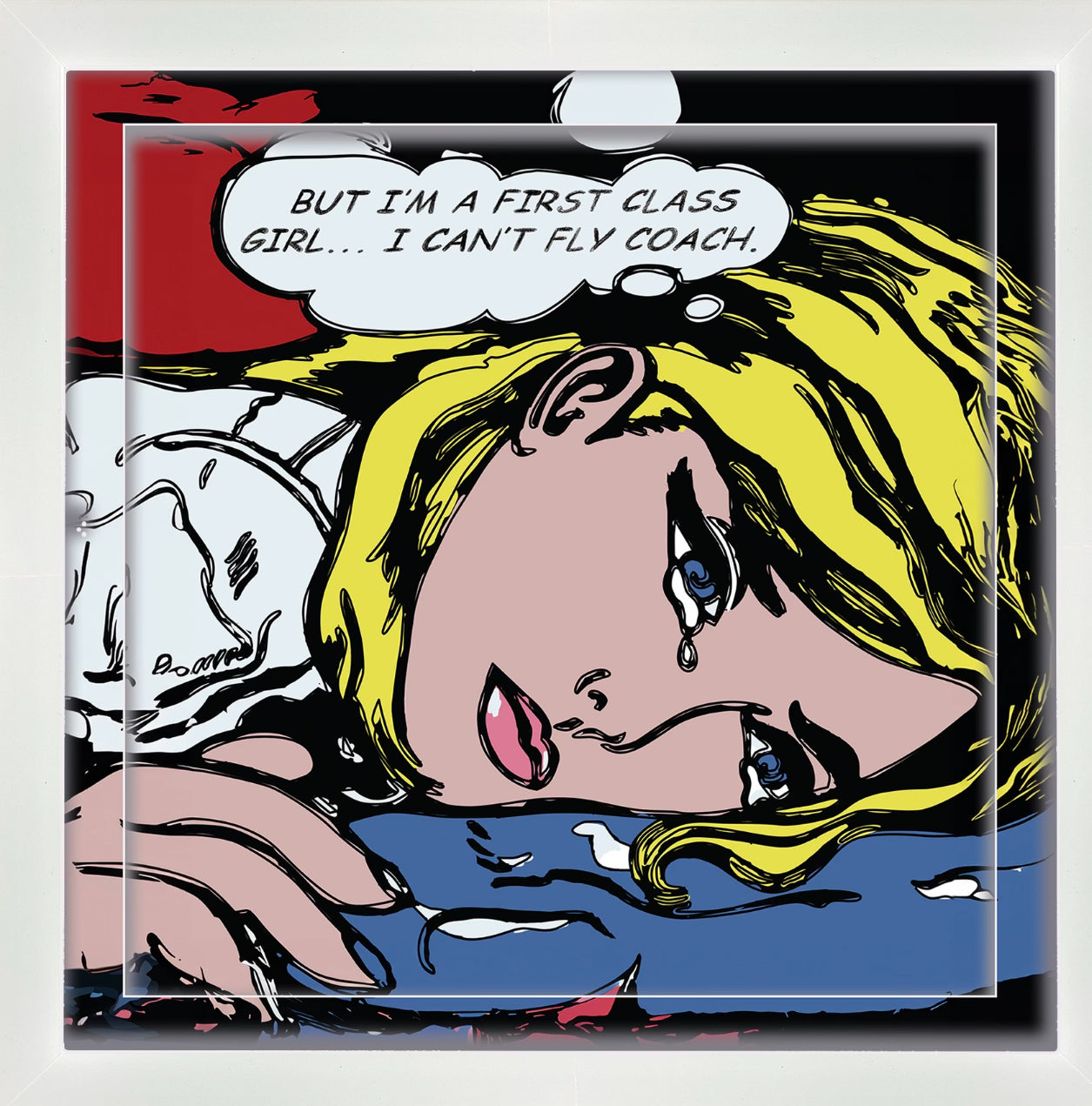 Pop Art For Women - 3D Shadow Box with LED lighting