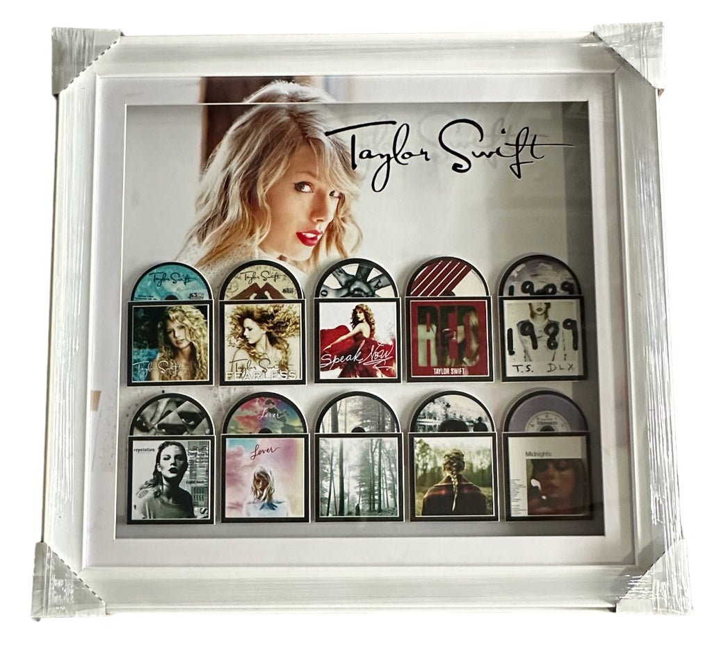 Taylor Swift 10 CD Collage with LED Lighting