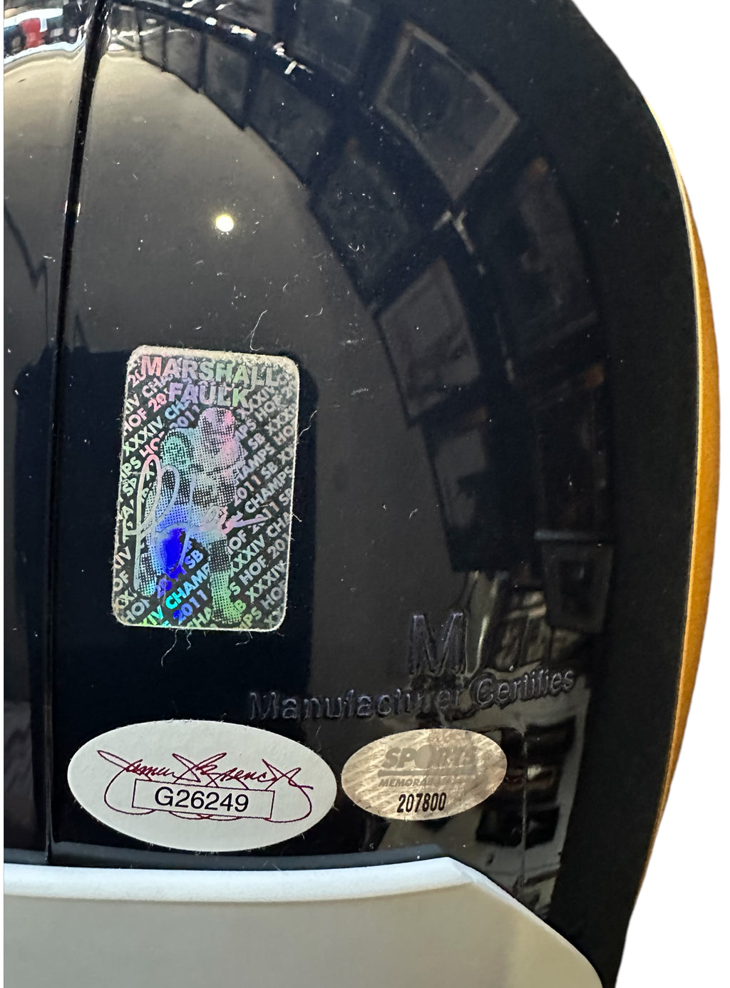 St. Louis Rams - Marshall Faulk Autographed Helmet