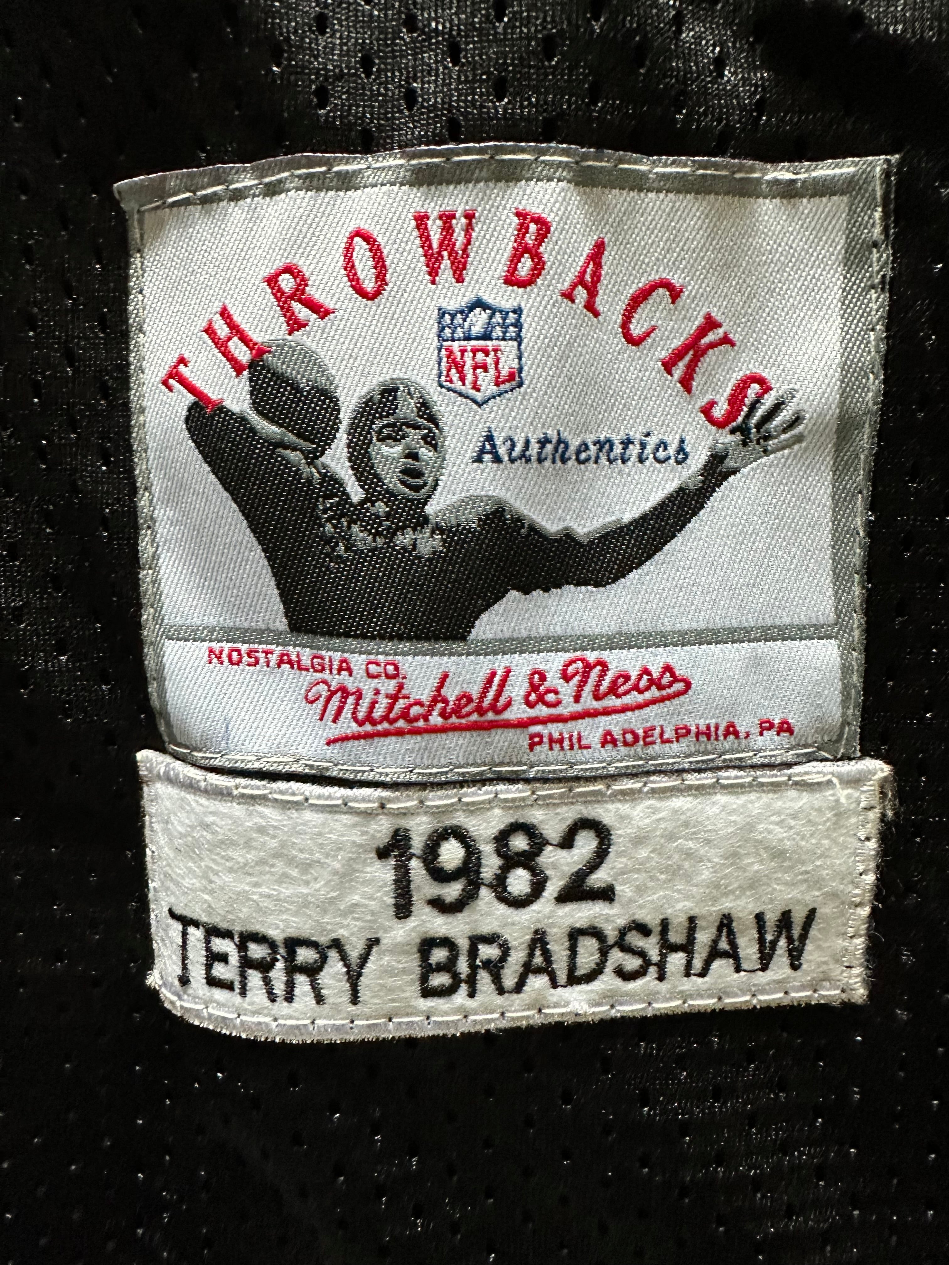 Pittsburg Steelers - Terry Bradshaw 1982 Throwback Football Jersey