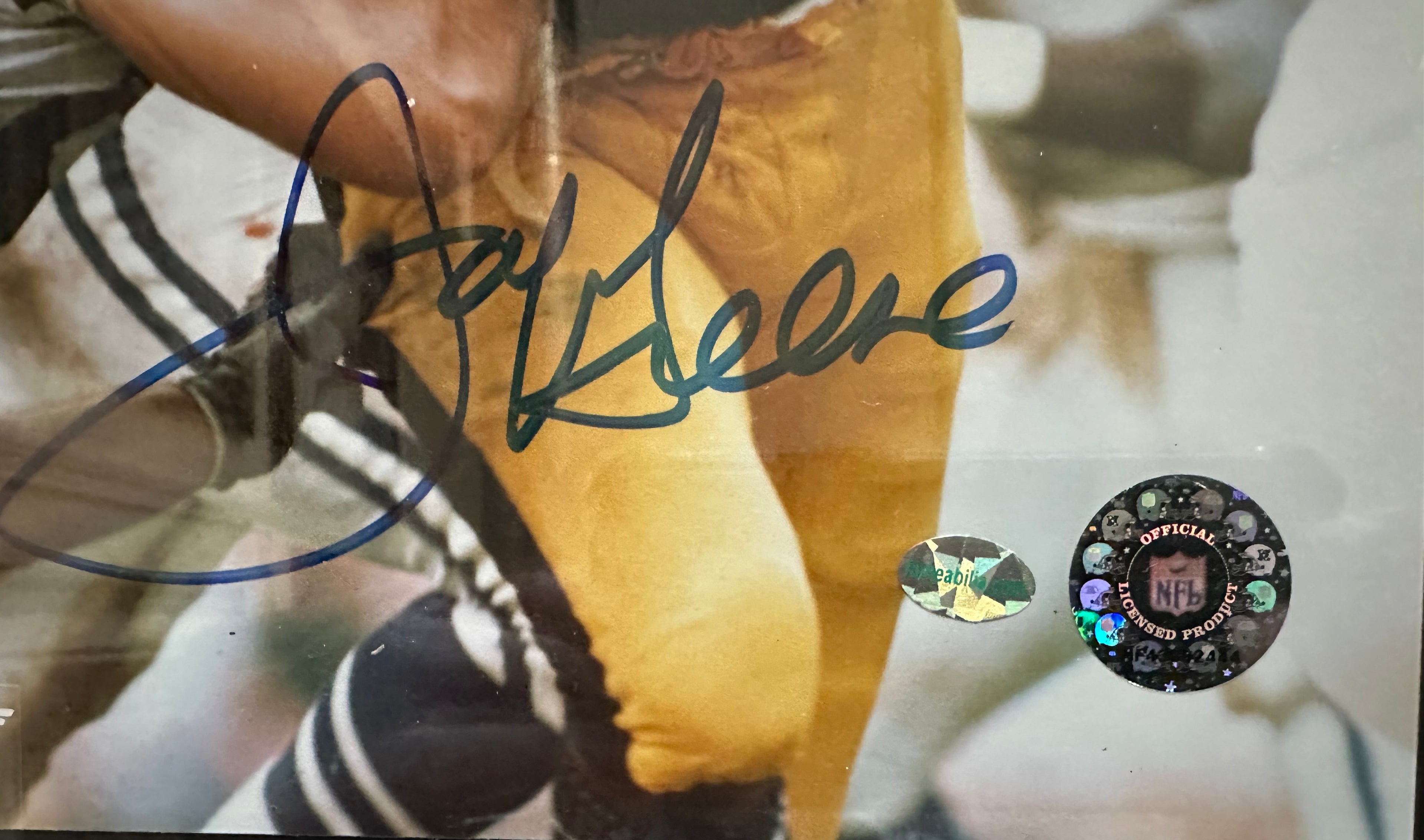 Pittsburg Steelers - Mean Joe Green Autographed