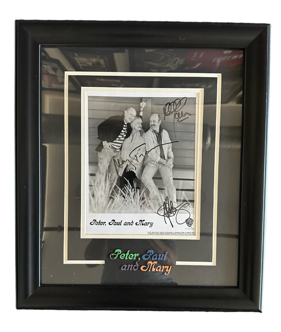 Peter, Paul & Mary Autographed Picture