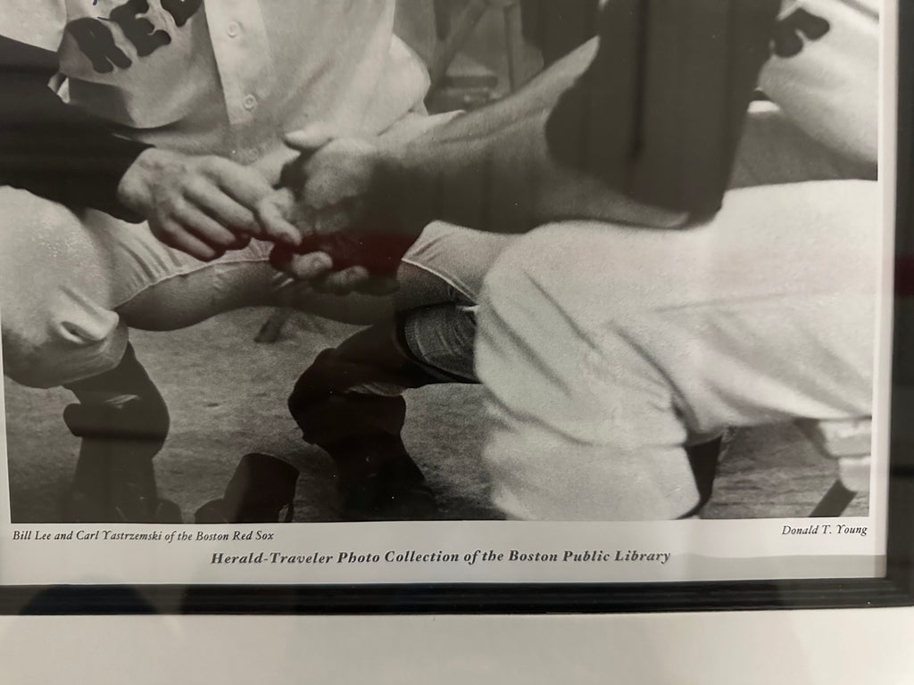 Boston Red Sox - Bill Lee & Carl Yastrzemski with Bill Lee Autograph