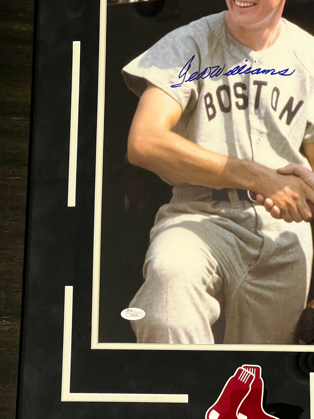 Ted Williams with Babe Ruth