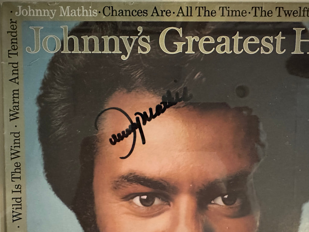 Johnny Mathis  - Greatest Hits signed album