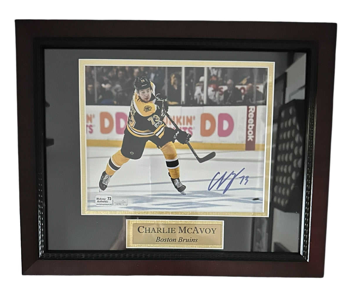 Boston Bruins - Charlie McAvoy autographed 8 x 10