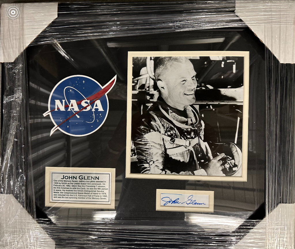 John Glenn Autographed Cut