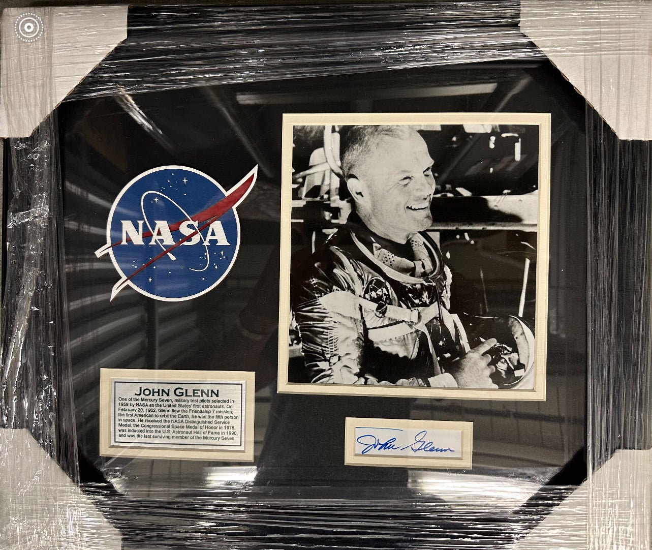 John Glenn Autographed Cut