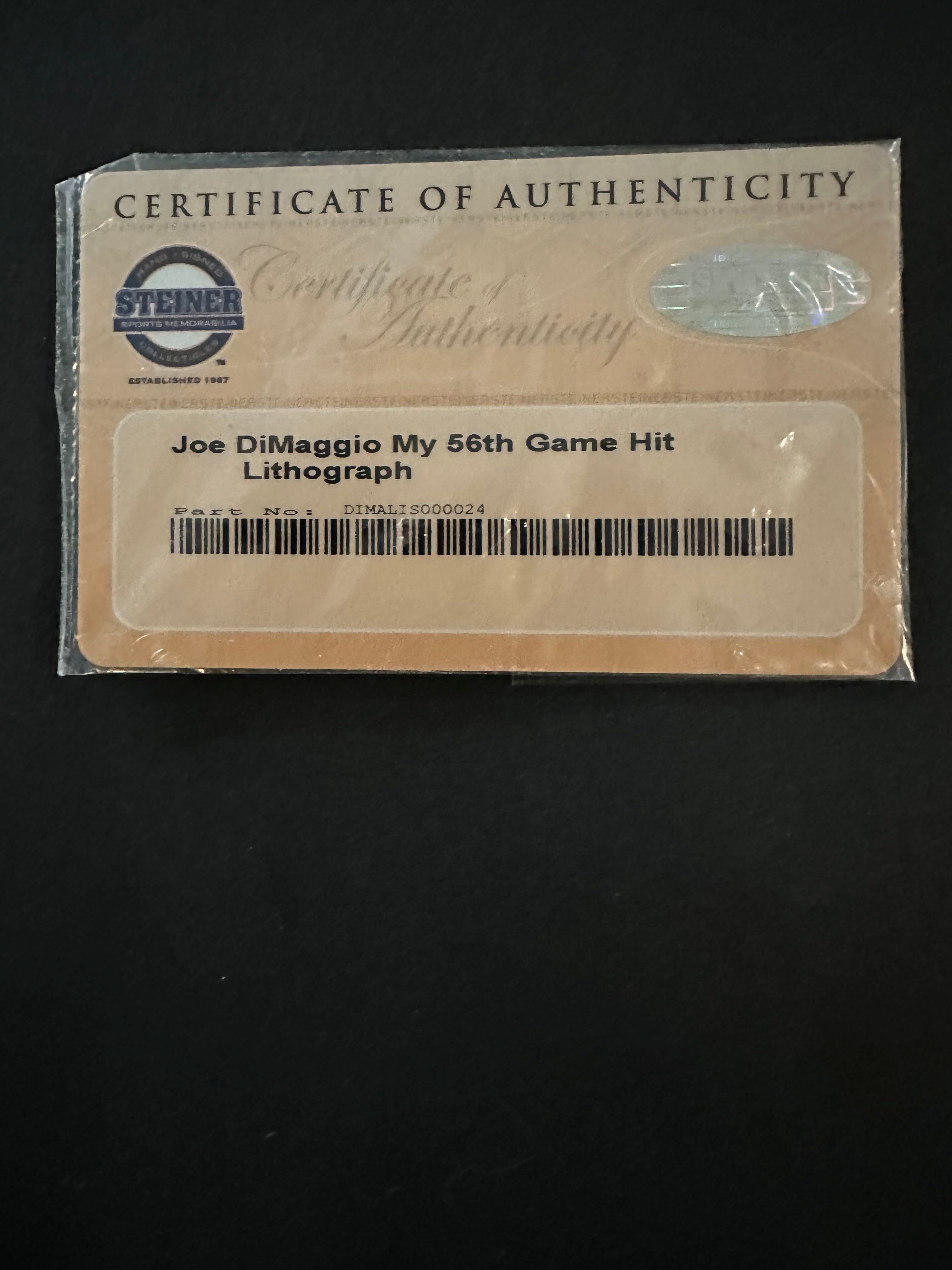 New York Yankees - Joe DiMagio Autographed