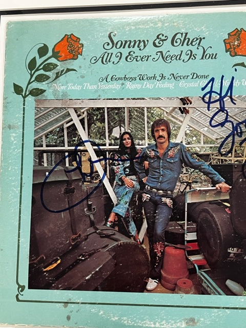 Sonny and Cher Signed Album
