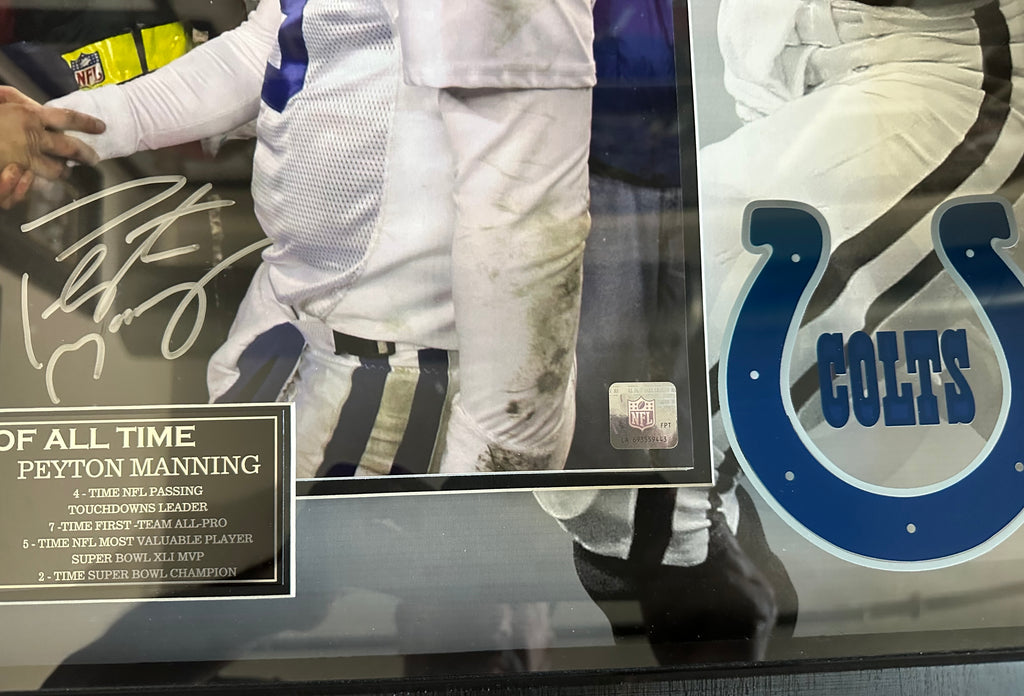 Legends Tom Brady & Peyton Manning - Autographed (2)